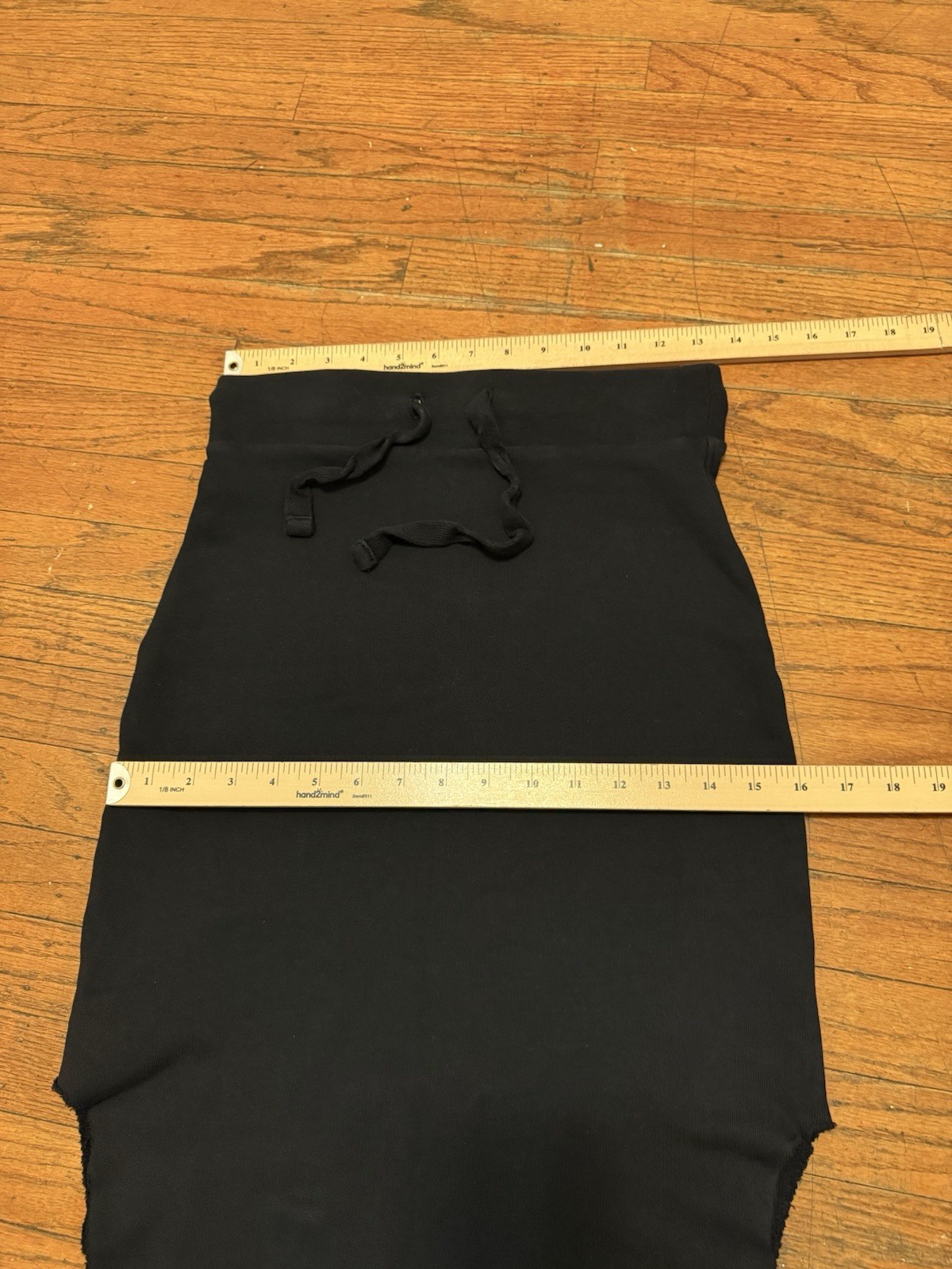 Frank & Eileen Donegal Unforgettable Triple Fleece Skirt Black Drawstring Size S