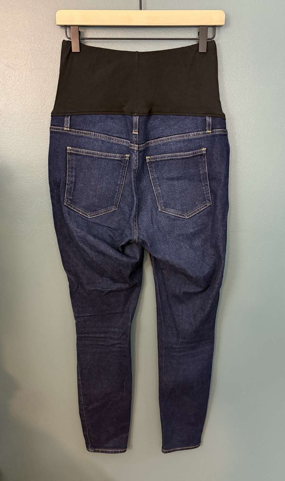 GAP Maternity Full-Panel True Skinny Jeans Dark Indigo Size 29/8R