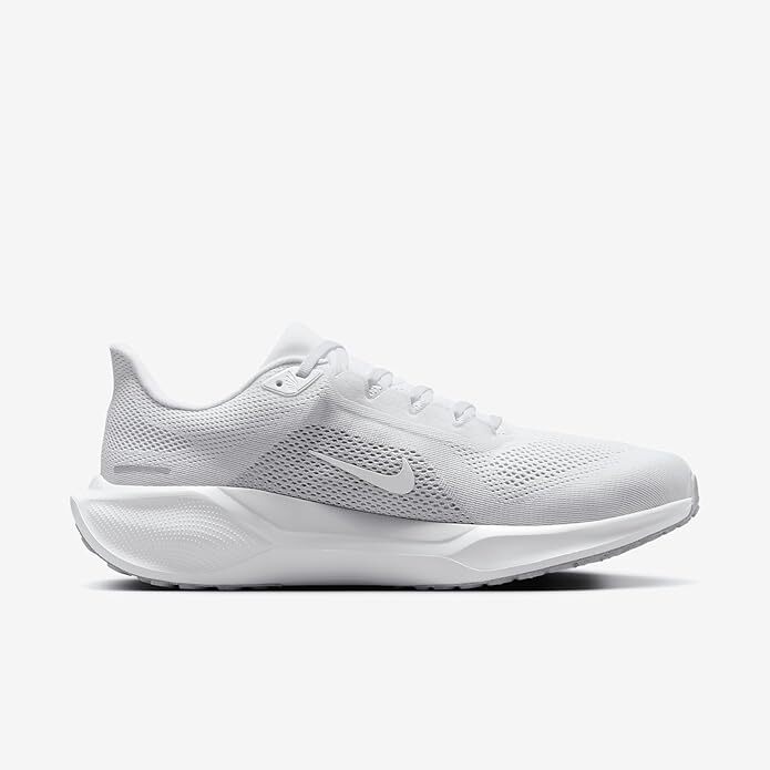 Nike Air Zoom Pegasus 41 WIDE White Pure Platinum Silver Nby FN4932-100 sz 8.5