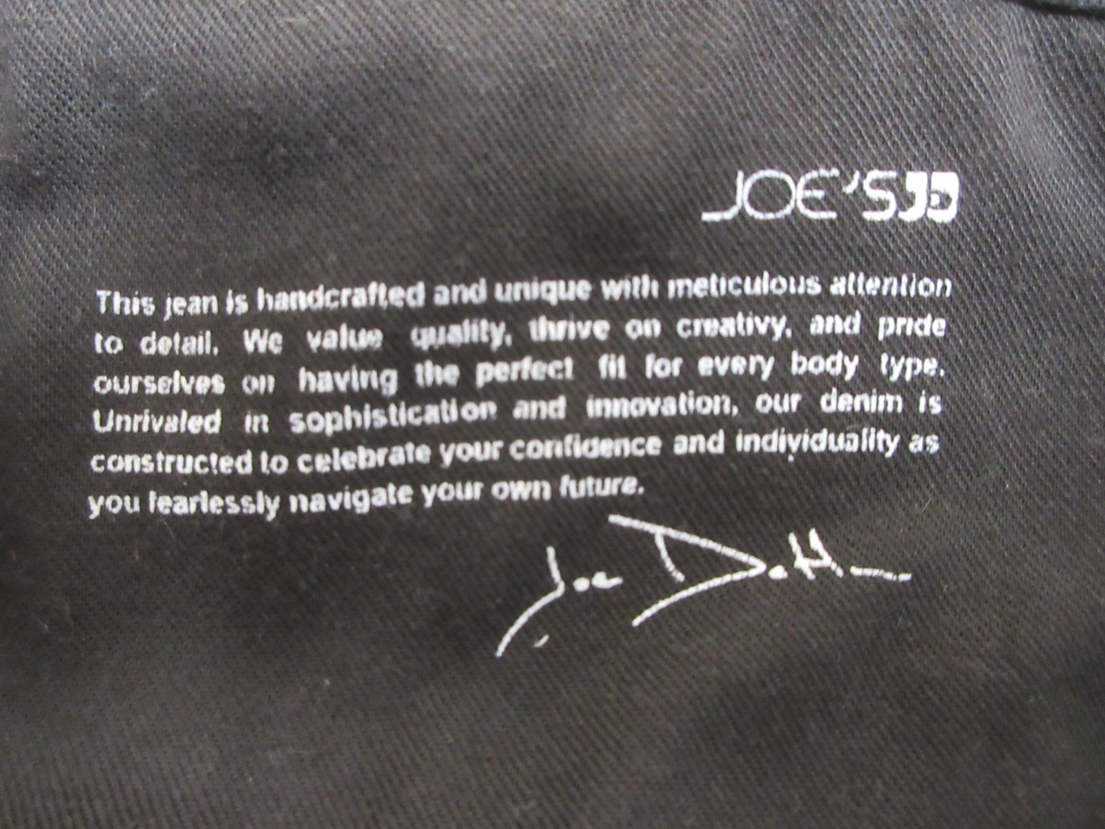 Joes Jeans The Brixton Straight Narrow Mens 34×32 Black Stretch Denim Dark Wash