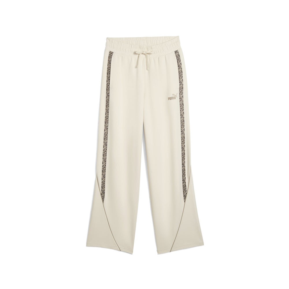 PUMA Essentials Animal Straight Leg Pant Womens White Casual Athletic Bottoms 69