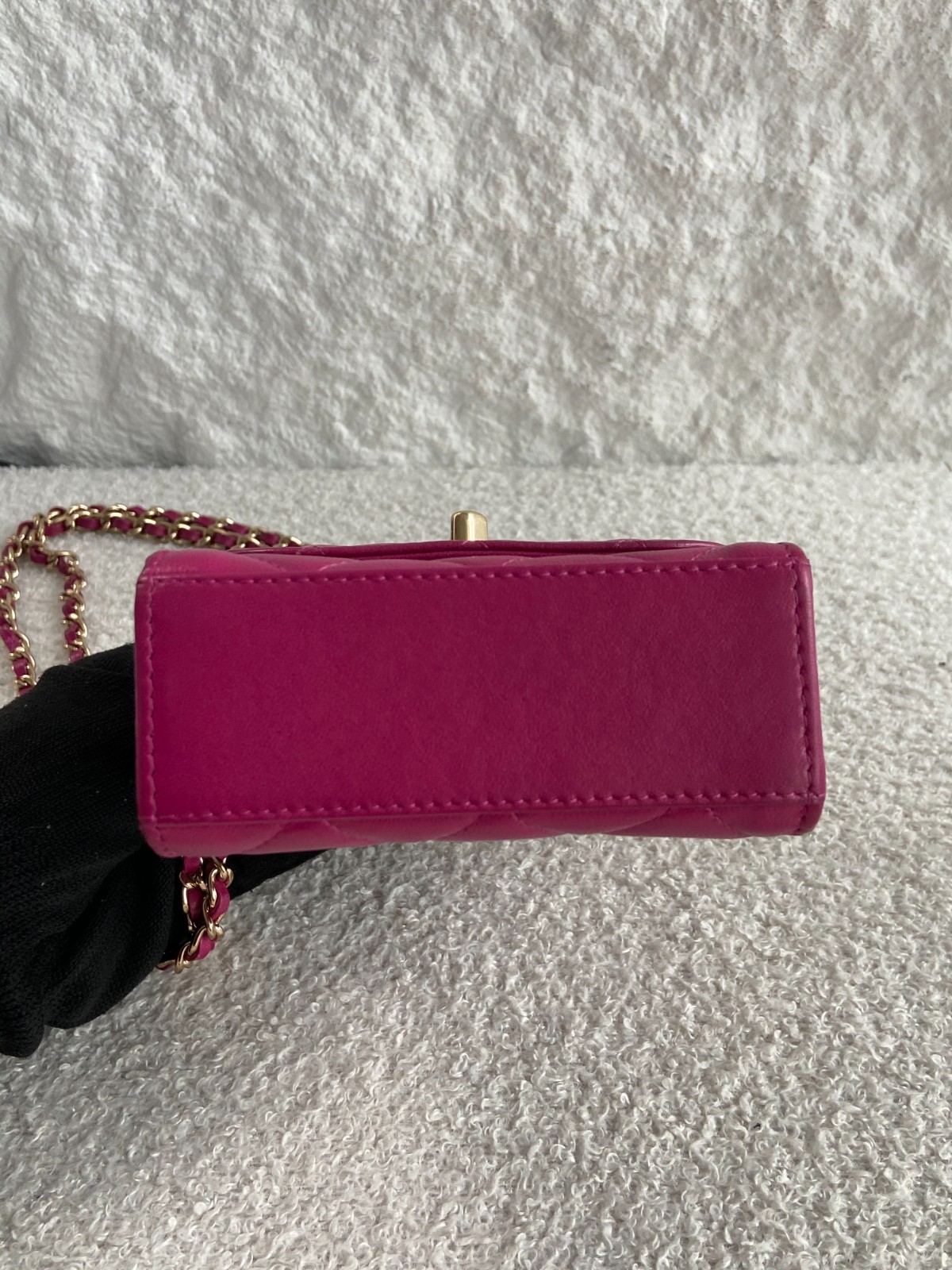 Chanel Trendy CC Mini Hot Pink Lambskin Gold Hardware Pre-Owned