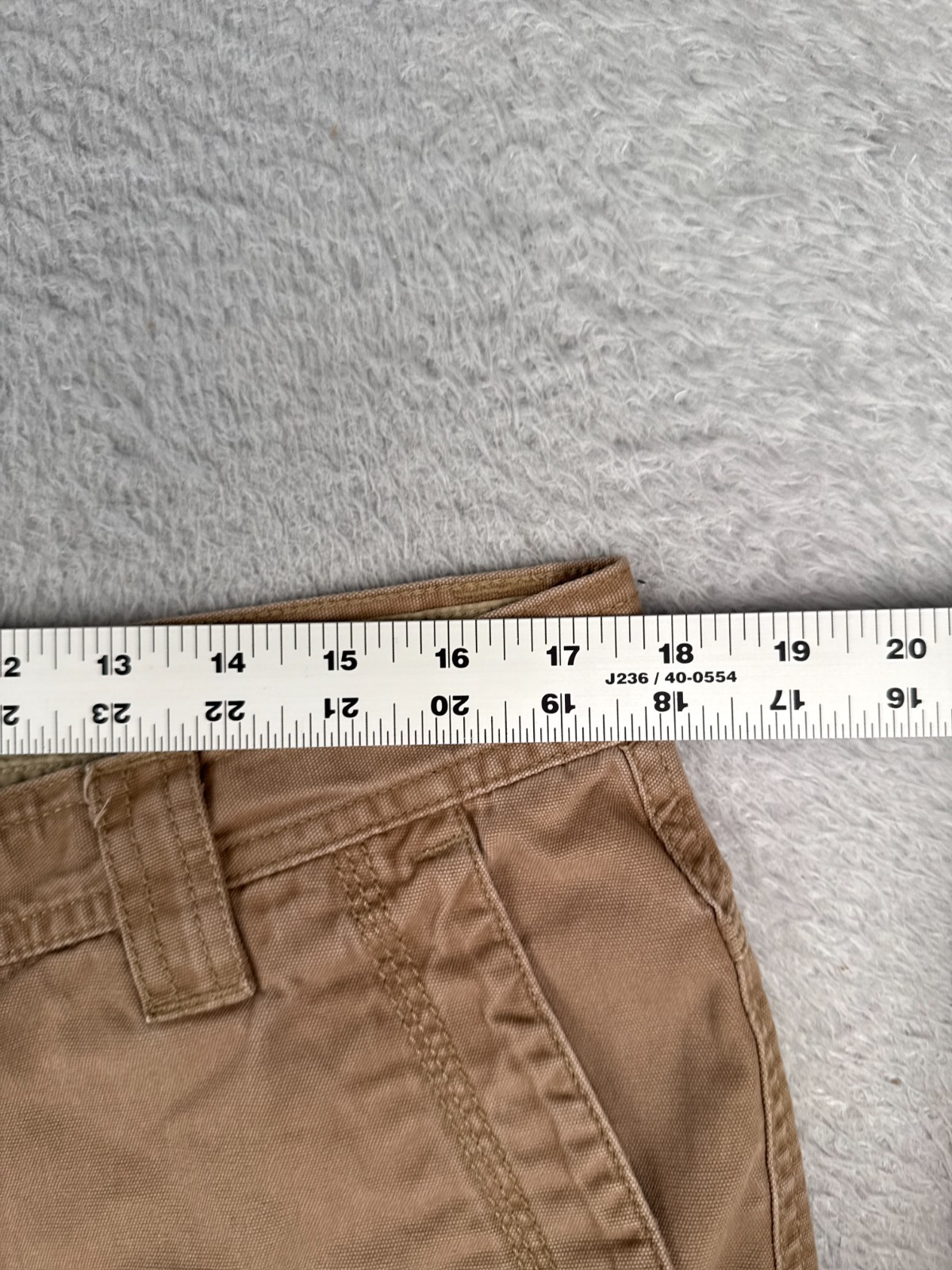Columbia Shorts Men 36 Brown Cargo 100% Cotton Duck Fabric 9″ Hike Camp Fishing