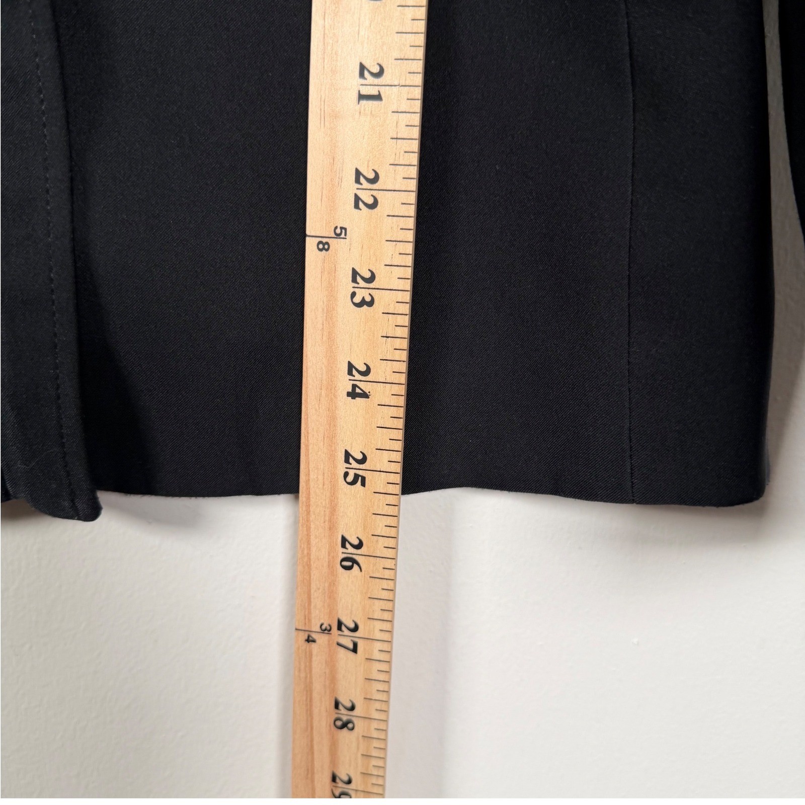 Vertigo Paris Black Tailored Blazer Made in France Women Small Structured Jacket