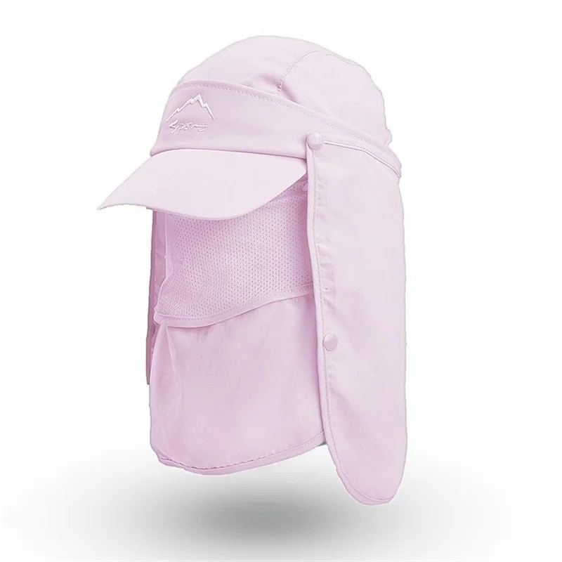 Summer UV Protection Sun Hat Baseball Cap With Neck Face Flap For Fishing Hiking
