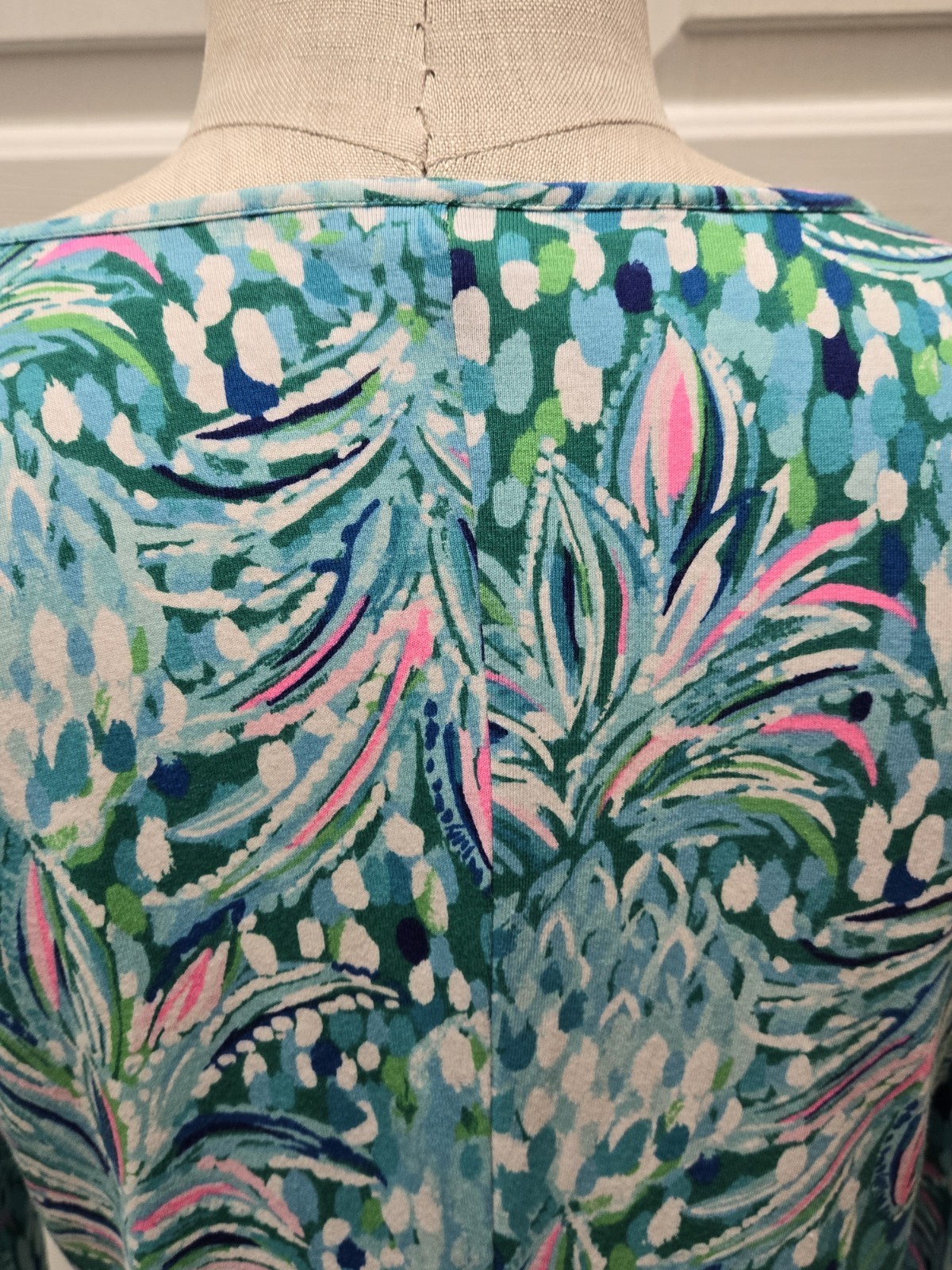 Lilly Pulitzer Davie Dress, Emerald Isle, Pineapple of My Eye, Size Medium