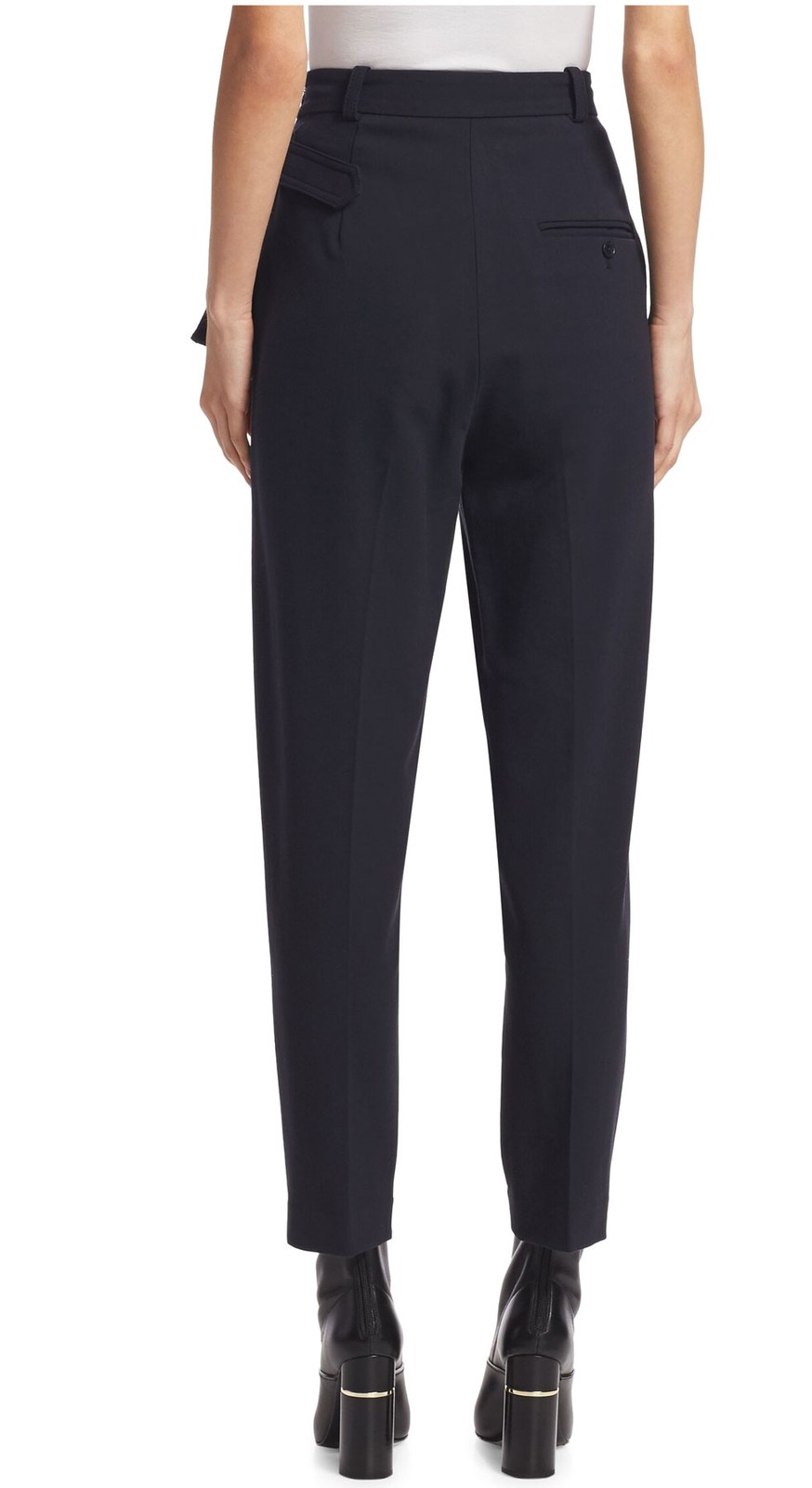 3.1 Phillip Lim Womens Ruffled Apron Pants 2 Midnight – NWY $495