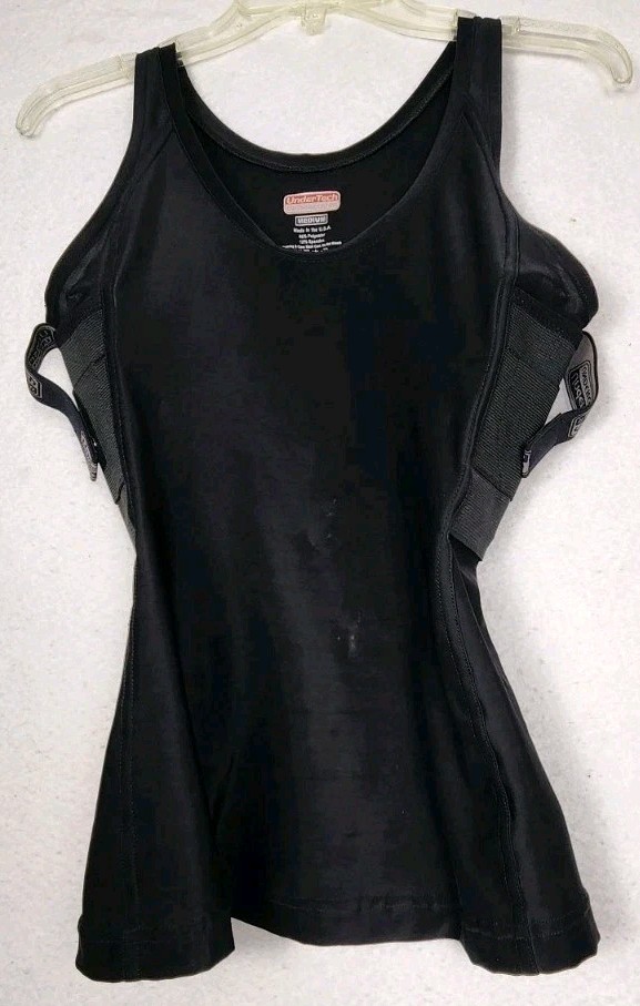 UnderTech Undercover Concealment Tank Top Womens Medium Black Ambidextrous USA