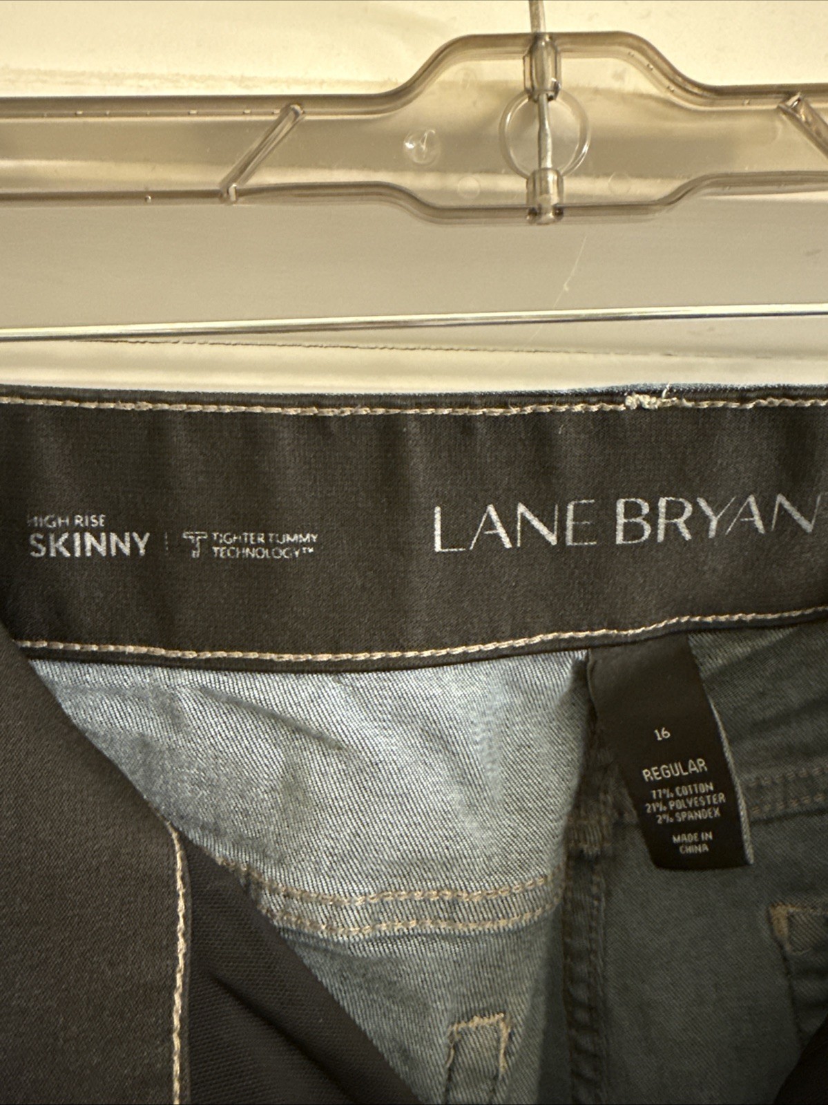 Lane Bryant Skinny Tighter Tummy Technology Stretch Dark Blue Jeans Women’s Size