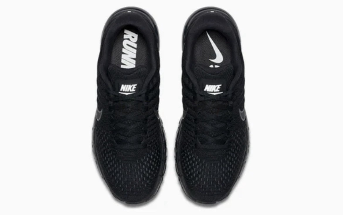 Nike Air Max 2017 Shoes Triple Black 849559-004 Men’s Multi Size NEW