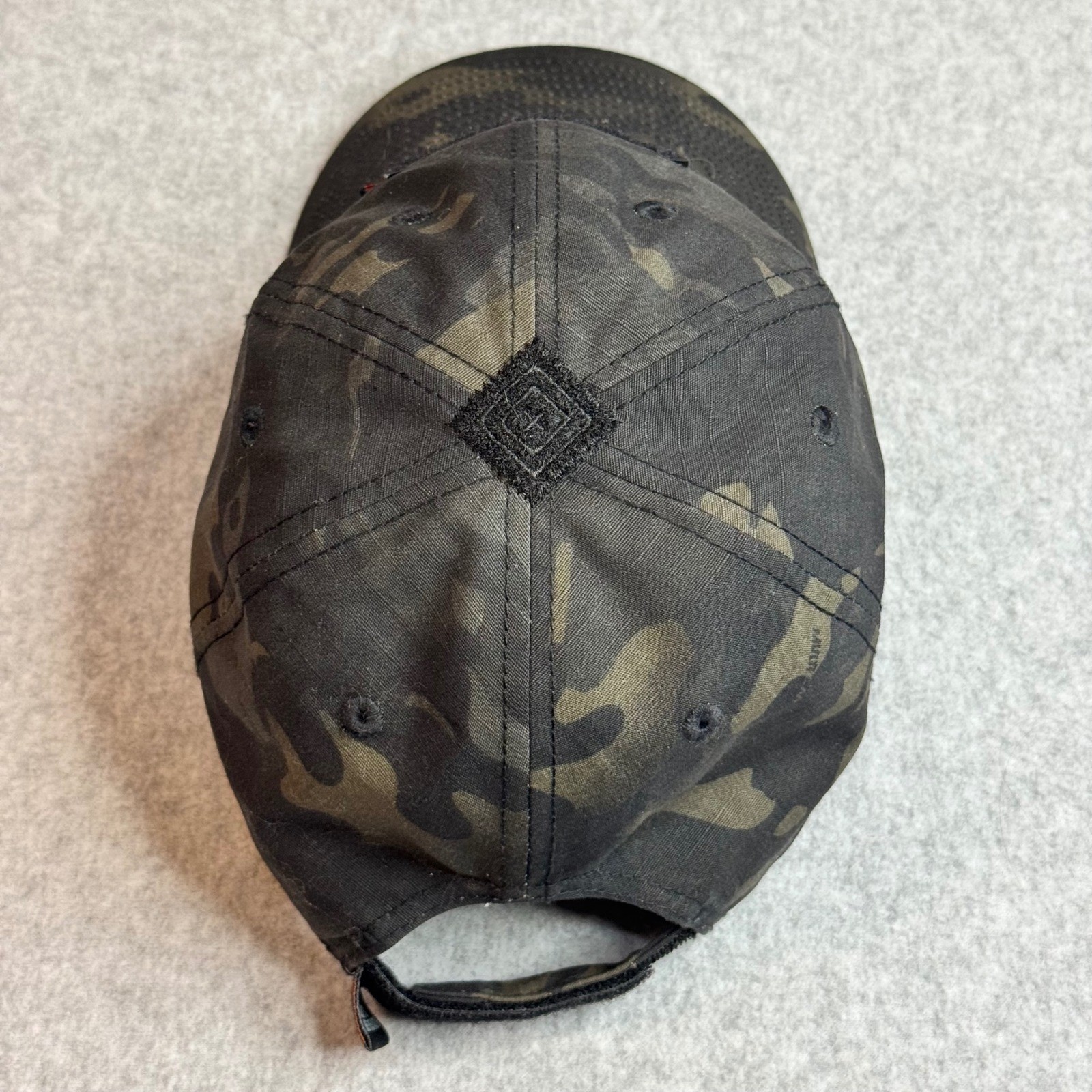 5.11 Tactical Flag Bearer Cap MultiCam Black Ripstop Patch Hat Adjustable 89406
