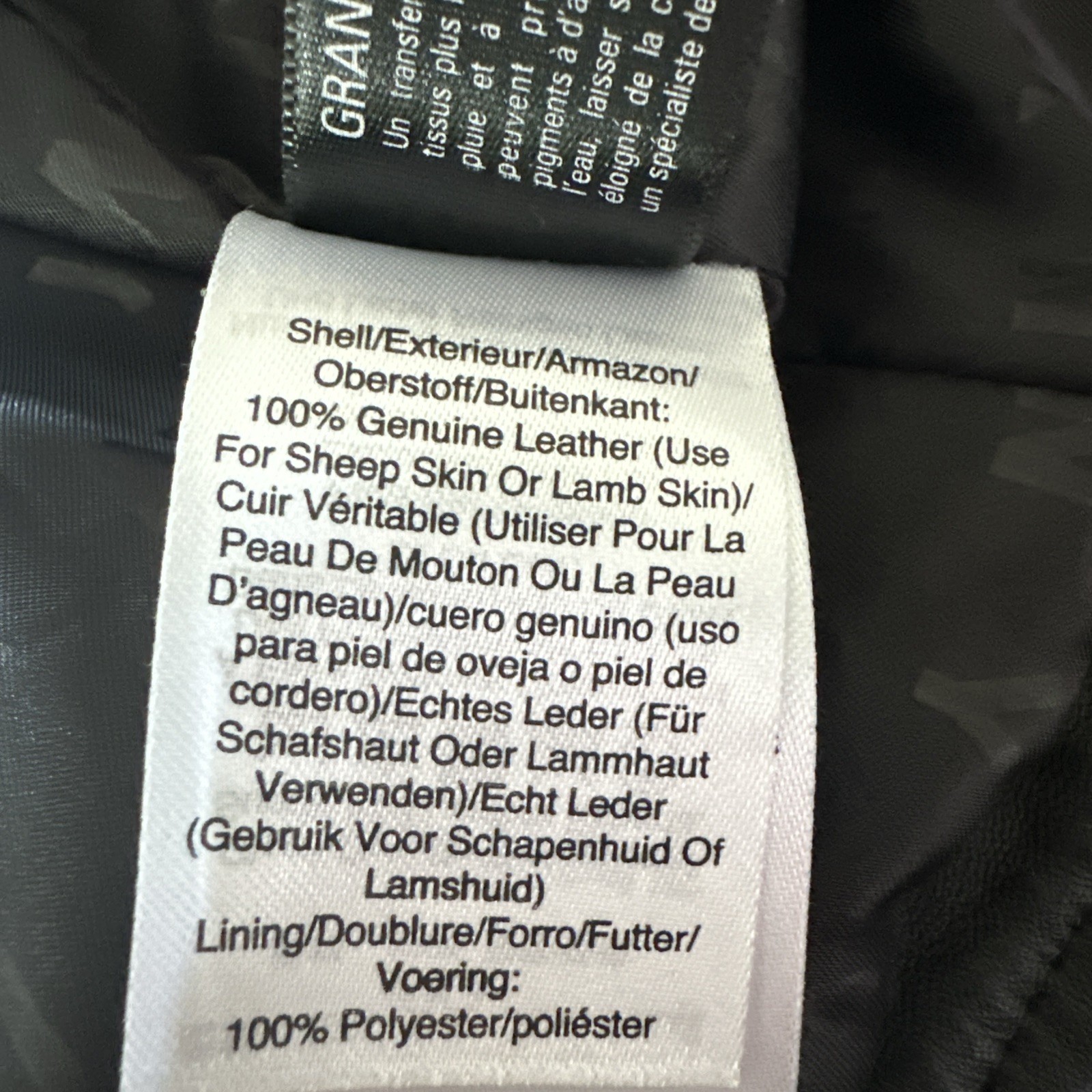 NWT DKNY Leather Moto Jacket W/Zippers. Size XL Comes In Original Plastic