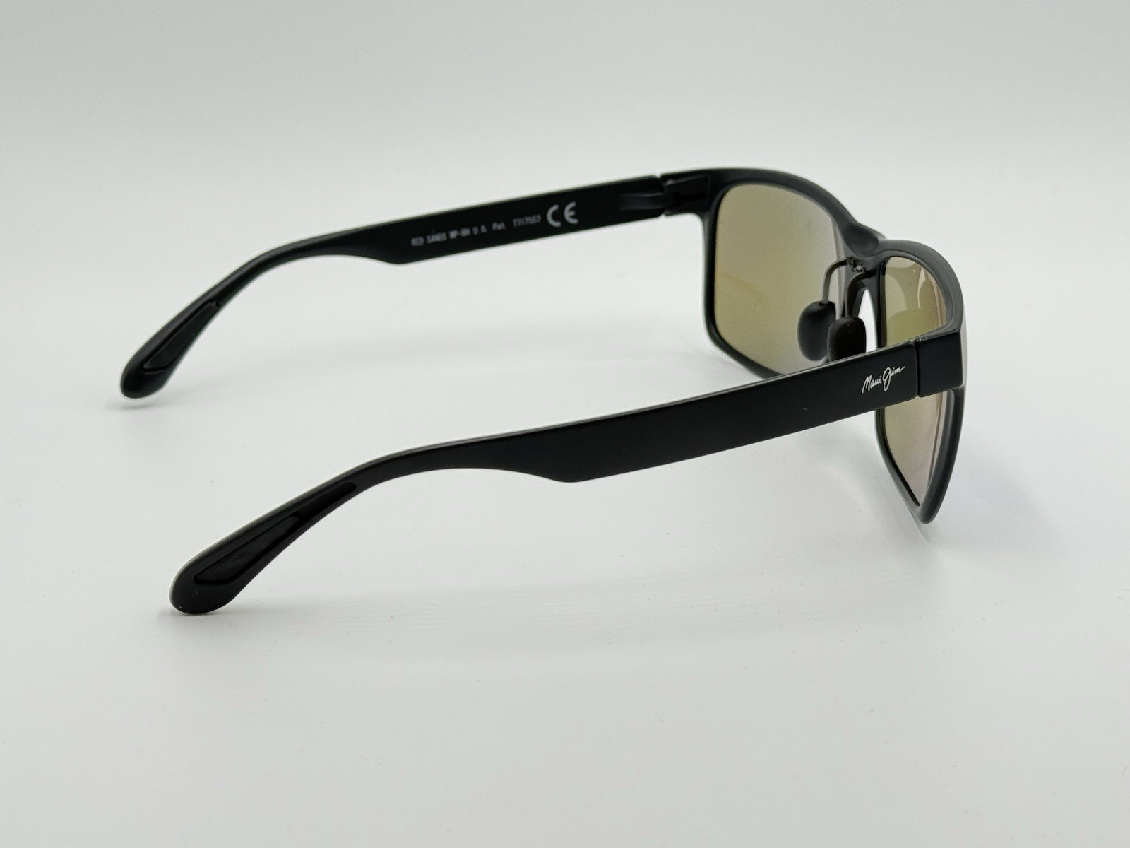 MAUI JIM RED SANDS MJ432-2M Matte Black/Blue Hawaii POLARIZED AUTHENTIC Japan