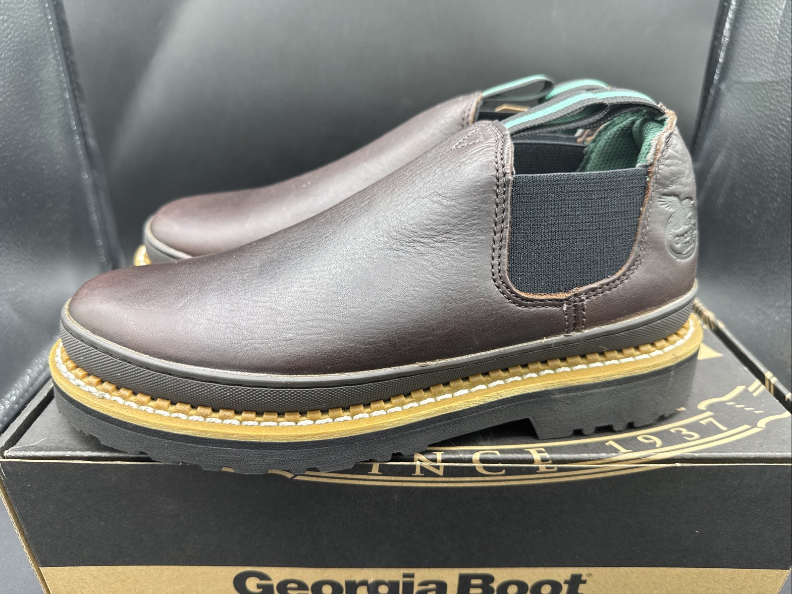 PICK SIZE – Georgia Boots GR262 Mens Brown Romeo Georgia Giant Boot