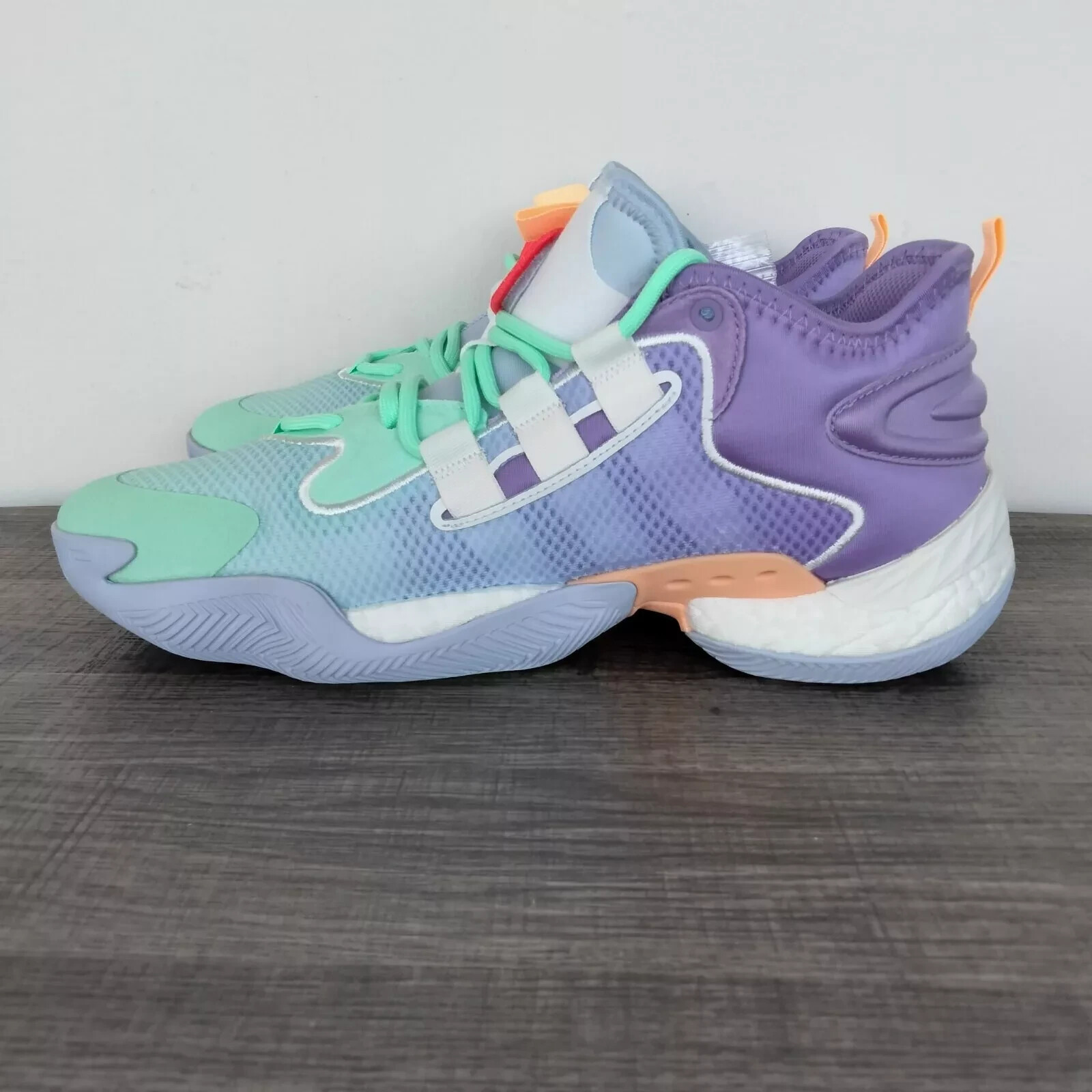 adidas SM BYW Select Pride Basketball IF0766 Purple LGBTQ+ Mens USA Size 12 RARE