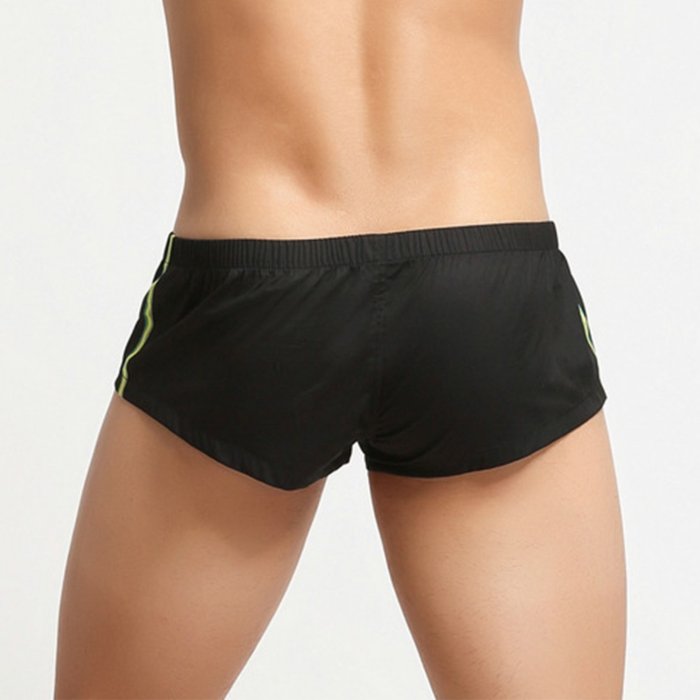 Mens Sexy Underwear Underpants Soft Boxers Shorts Briefs Trunks Button Low Rise