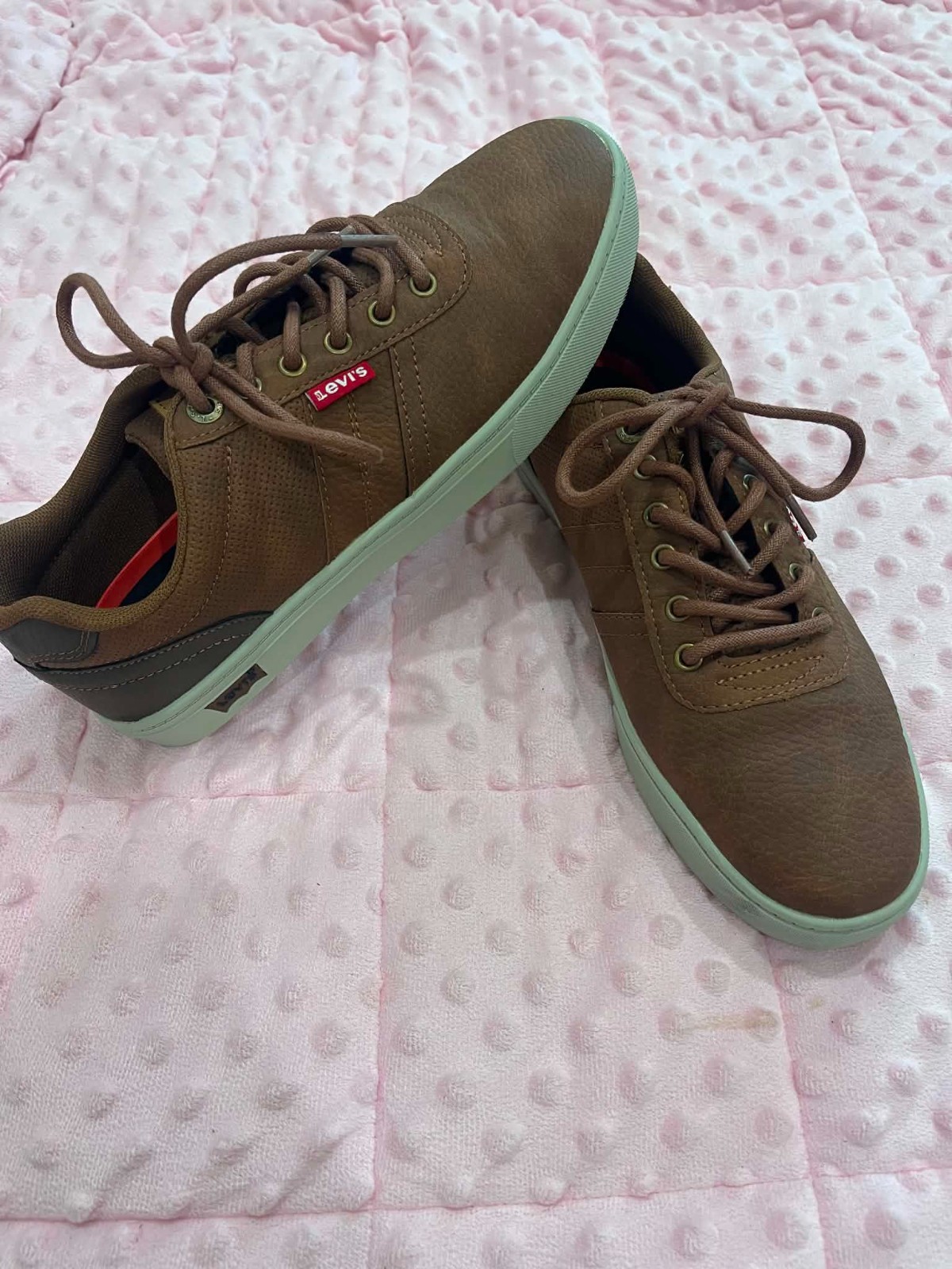 Levi’s Comfort Brown Leather Men’s Size 7.5 Shoes – FREE SHIPPING