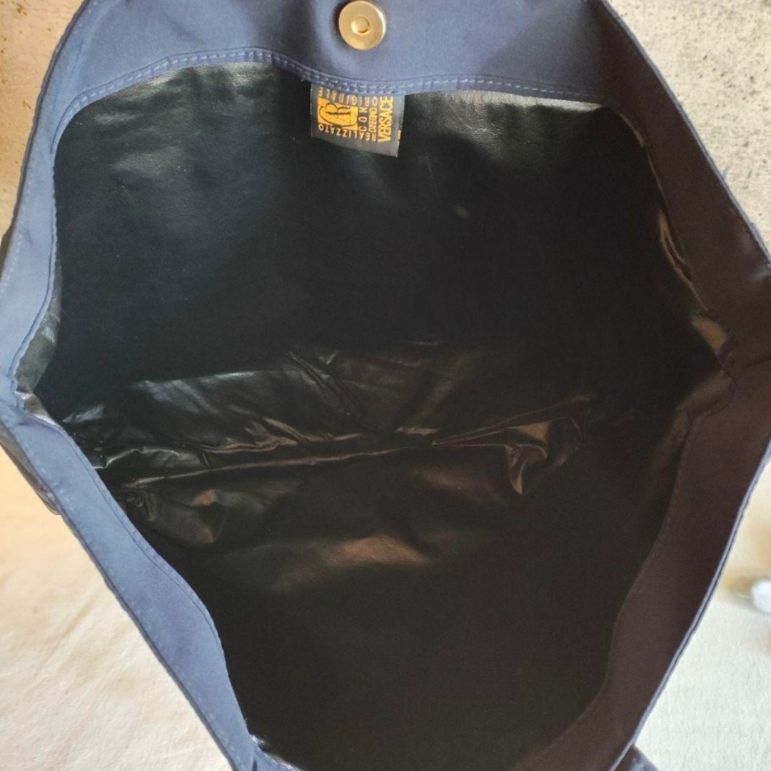 Versace Tote Bag Large Capacity Bag Vintage Size: W: 19.7 × H: 15.7 in.