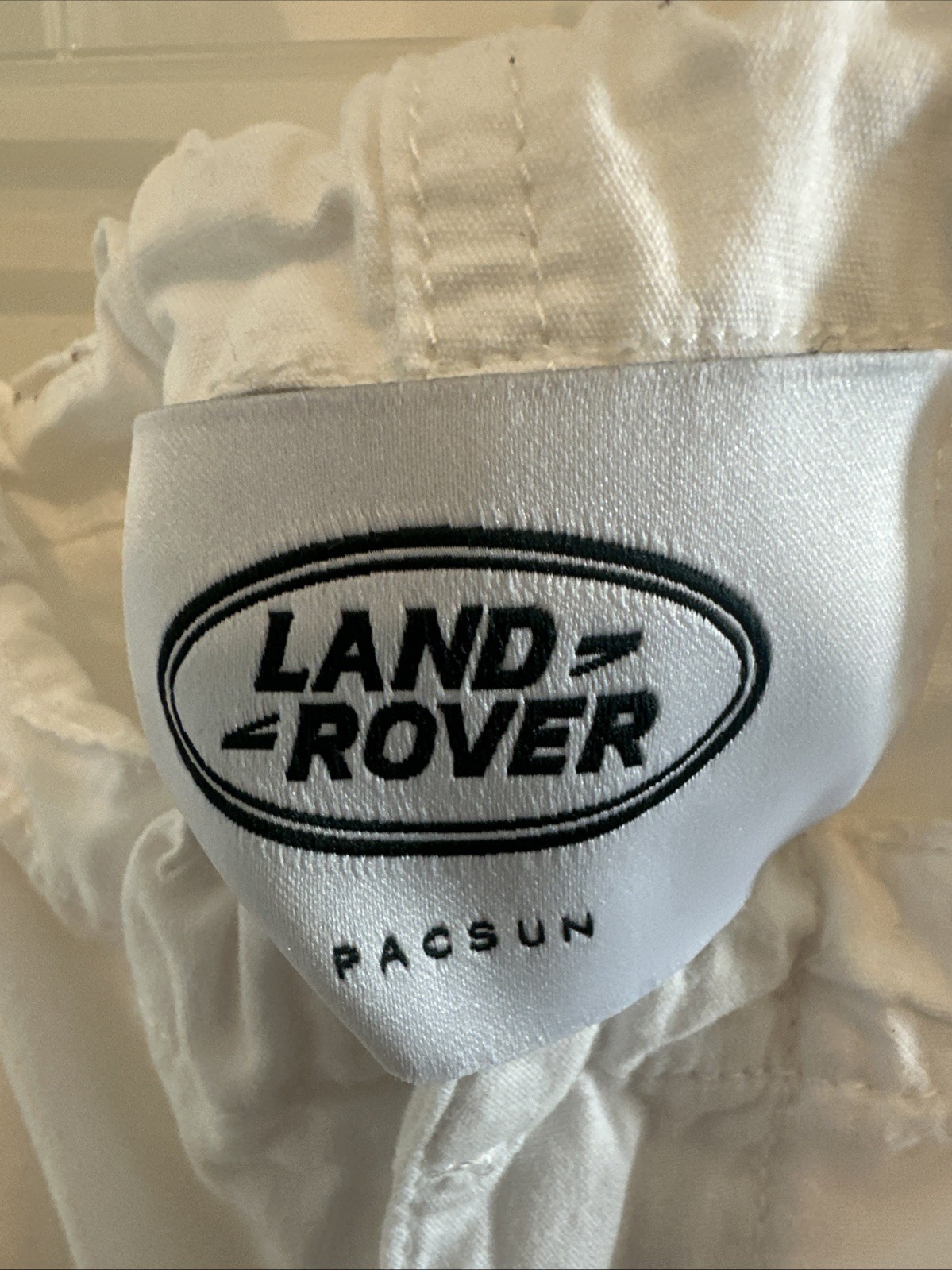 Pac Sun White Land Rover Parachute Pants Size L
