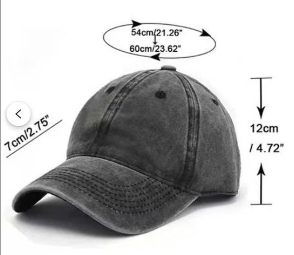 Dyed Cotton Washed Solid Plain Polo Style Baseball Ball Cap Hat Dad