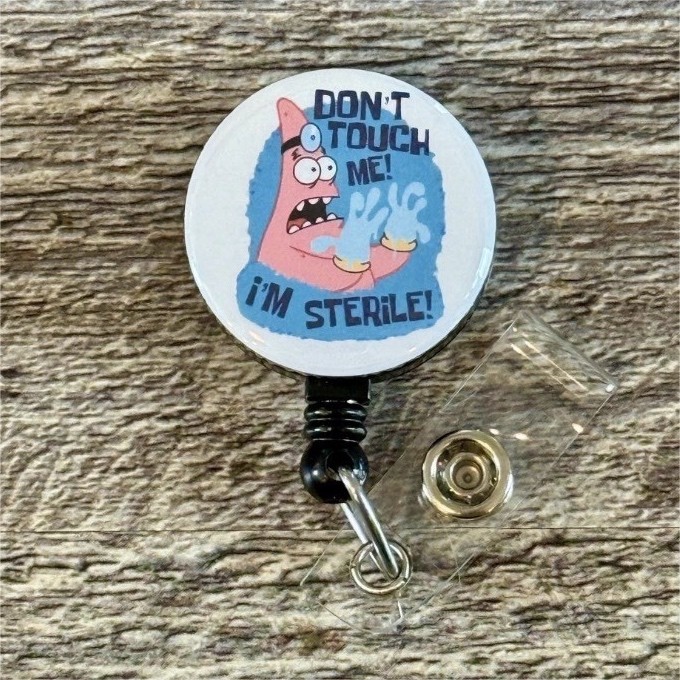 Retractable ID Badge Holder Reel, Swivel Alligator Clip