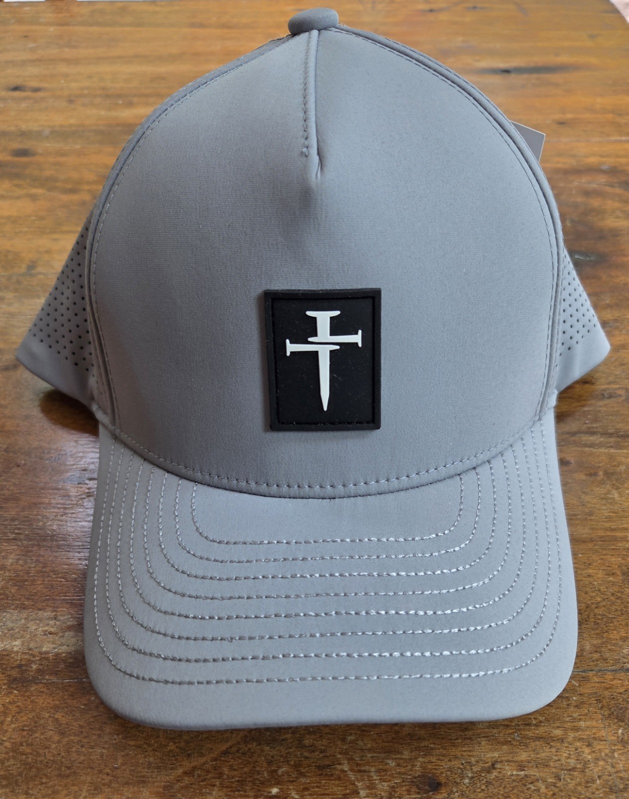 Three Nails Cross Perforated Hat