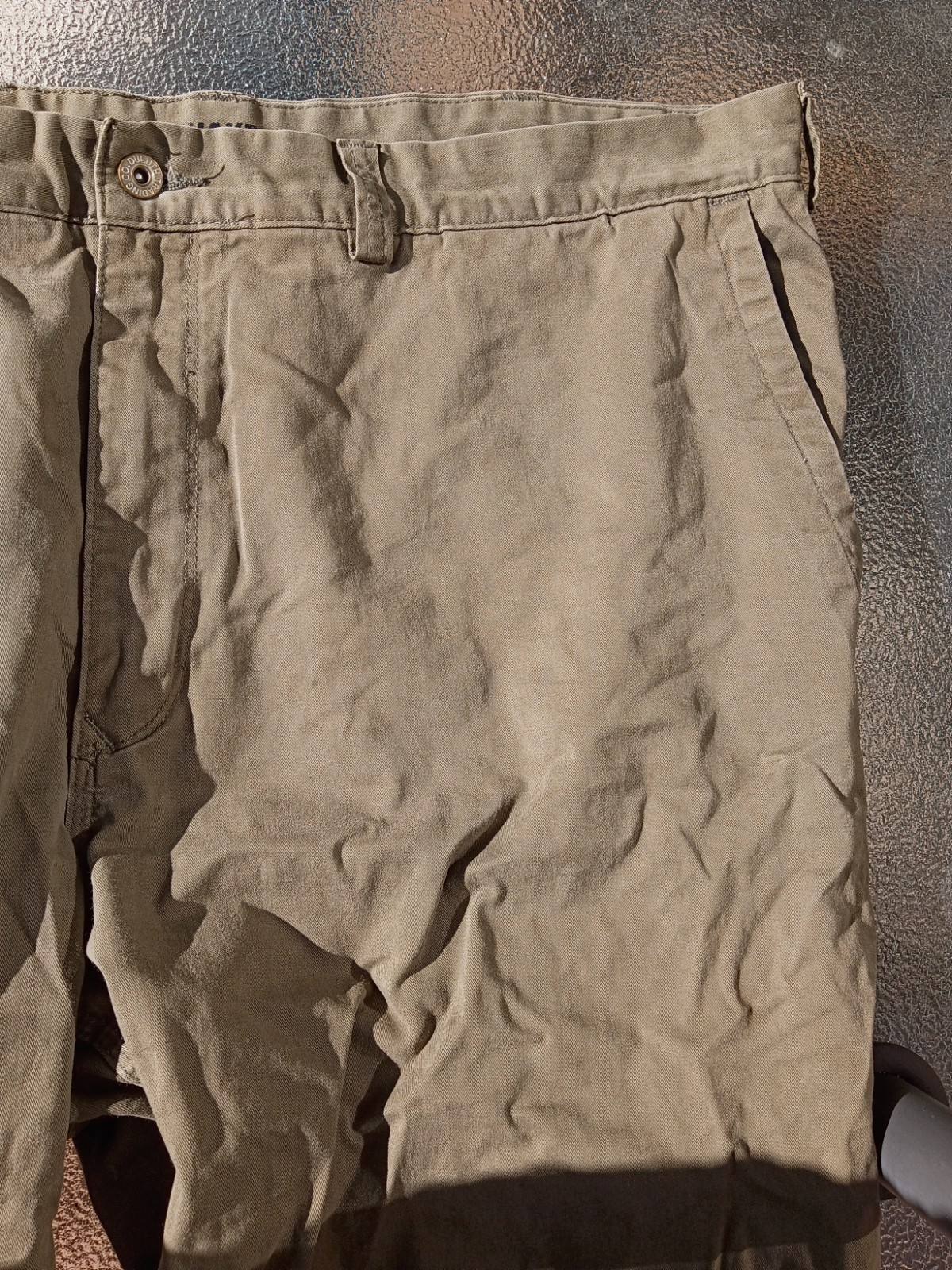 Duluth Trading Co Flex Ballroom Khaki Olive Green Size 46×30 (46×27)