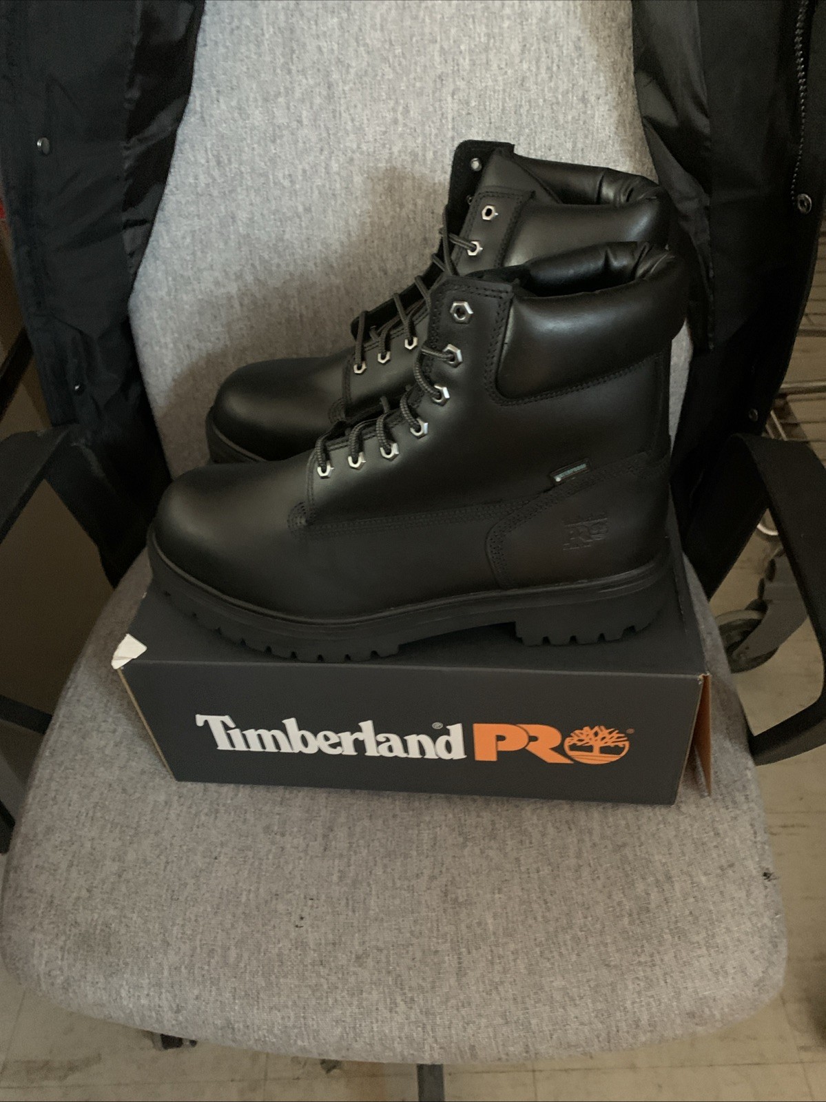 Pick Size/Color – Timberland Pro Men’s Black DIRECT ATTACH 6″ Waterproof Boots