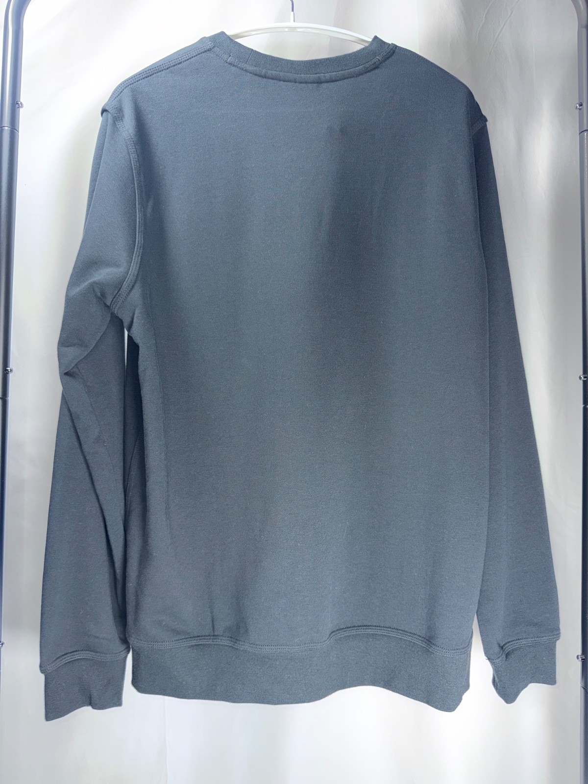 Nike Men’s XL Black Crewneck Sweatshirt White Swoosh NWT