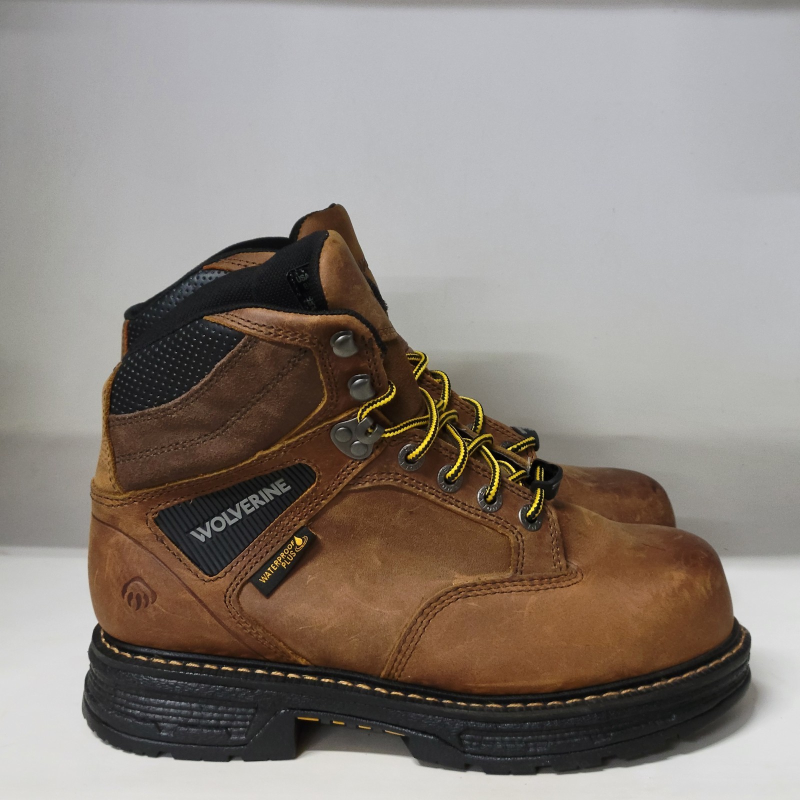 Wolverine Hellcat Comp Toe Boot Brown Mens (LEFT 8M / RIGHT 8.5EW)