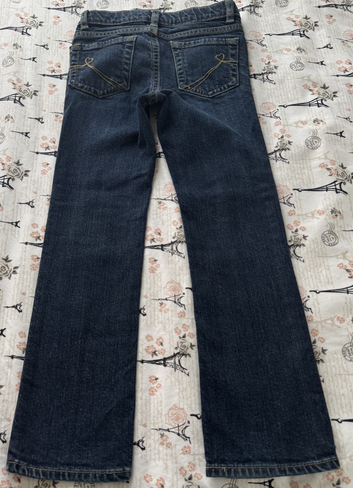 Original Brand Girls Skinny Jeans Stretch Size 6 Denim Pants Blue Adjustable