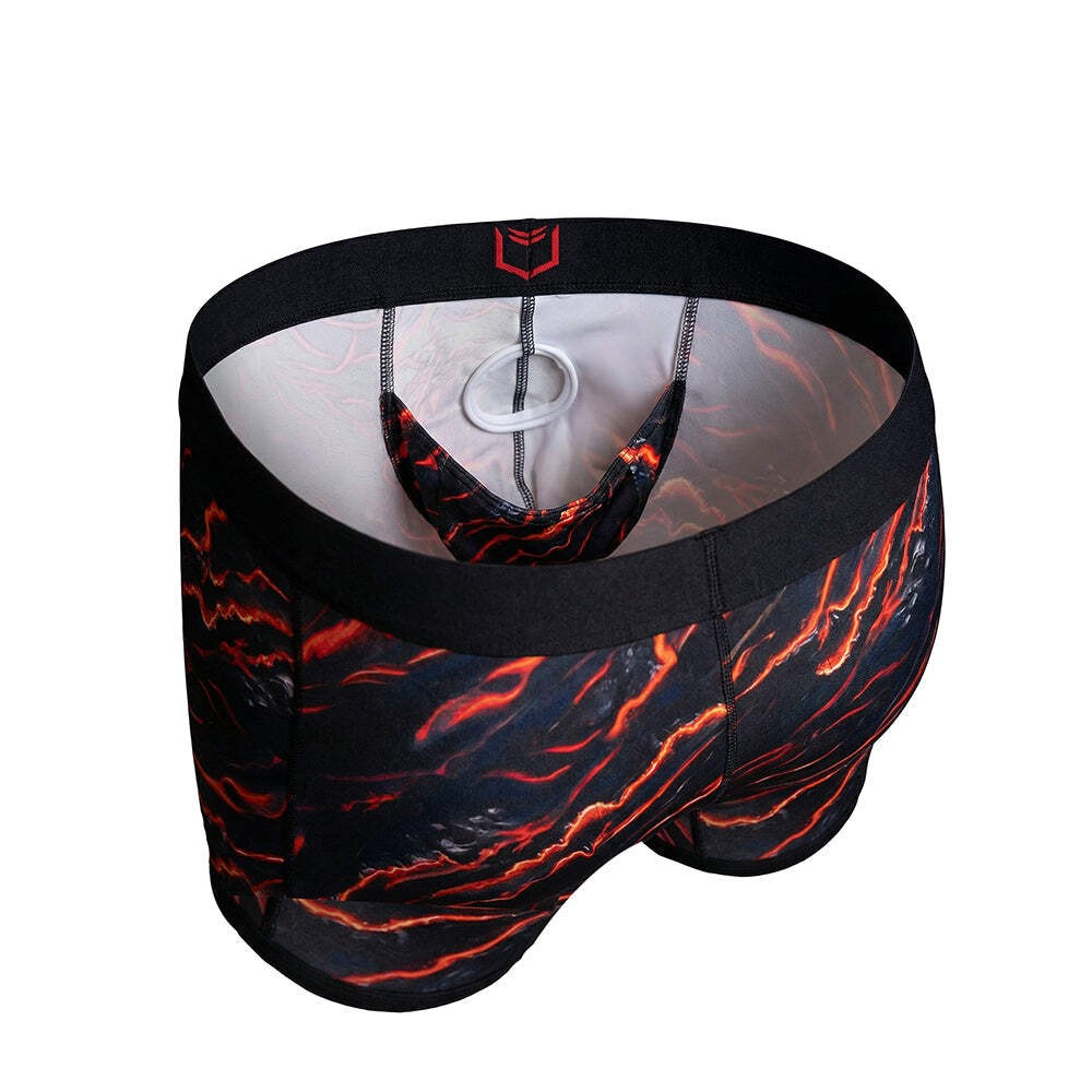 SHEATH 4.0 Men’s 5″ Dual Pouch Boxer Briefs (5-Pack) – Breathable Bamboo Comfort