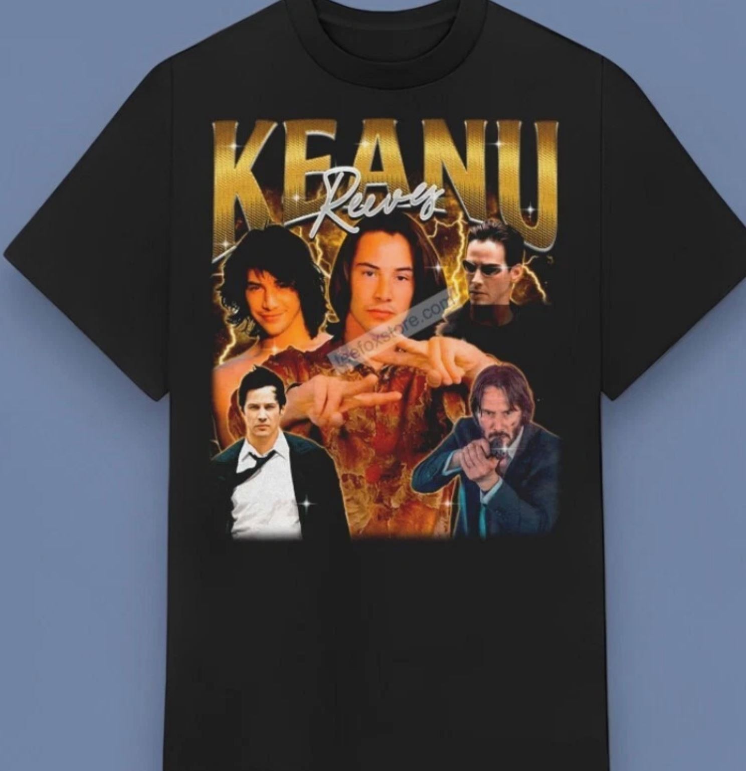 Keanu Reeves Film Star Bootleg T-Shirt Gift for Friends All Size S-45XL