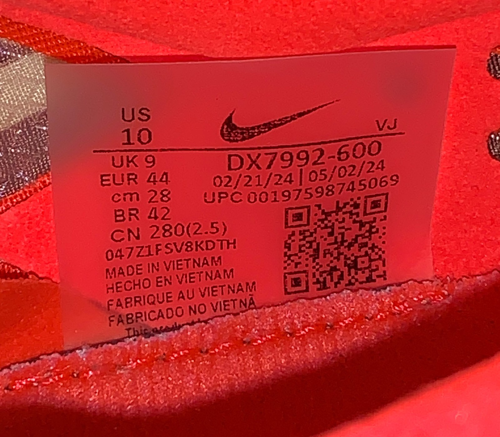 NIKE ZoomX Dragonfly XC Bright Crimson Cross Country Shoes 8 8.5 9 10 10.5 12 13