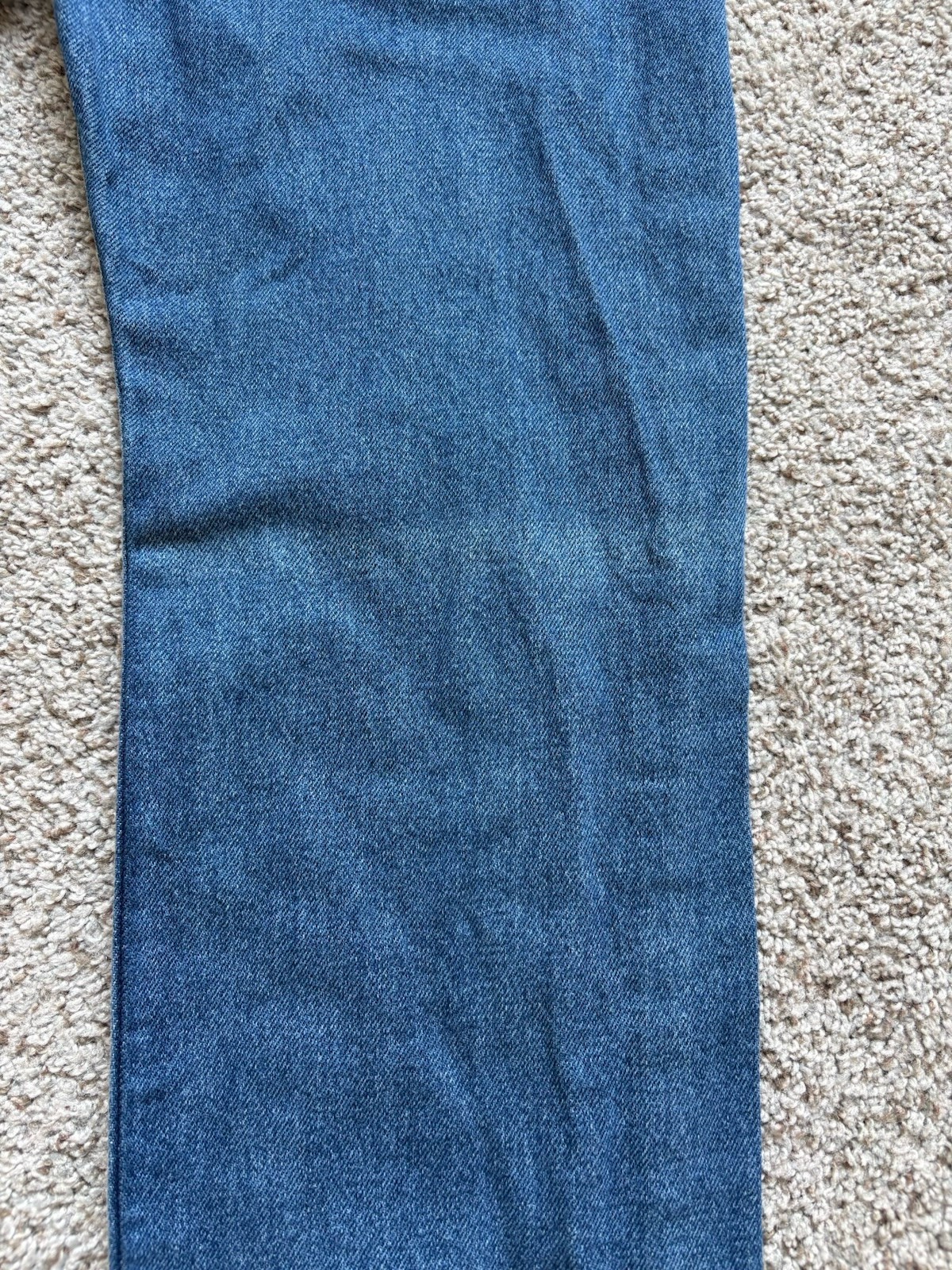 All American Clothing Co Jeans Mens 35×34 Slim Fit Medium Wash USA Made Mid Rise