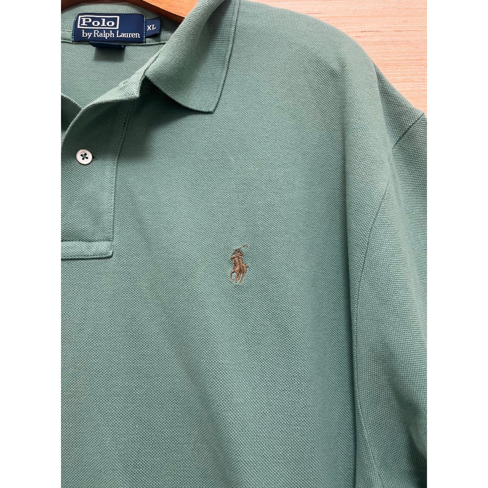 Polo Ralph Lauren Men S Green Classic Fit Polo Shirt Embroidered Pony XL