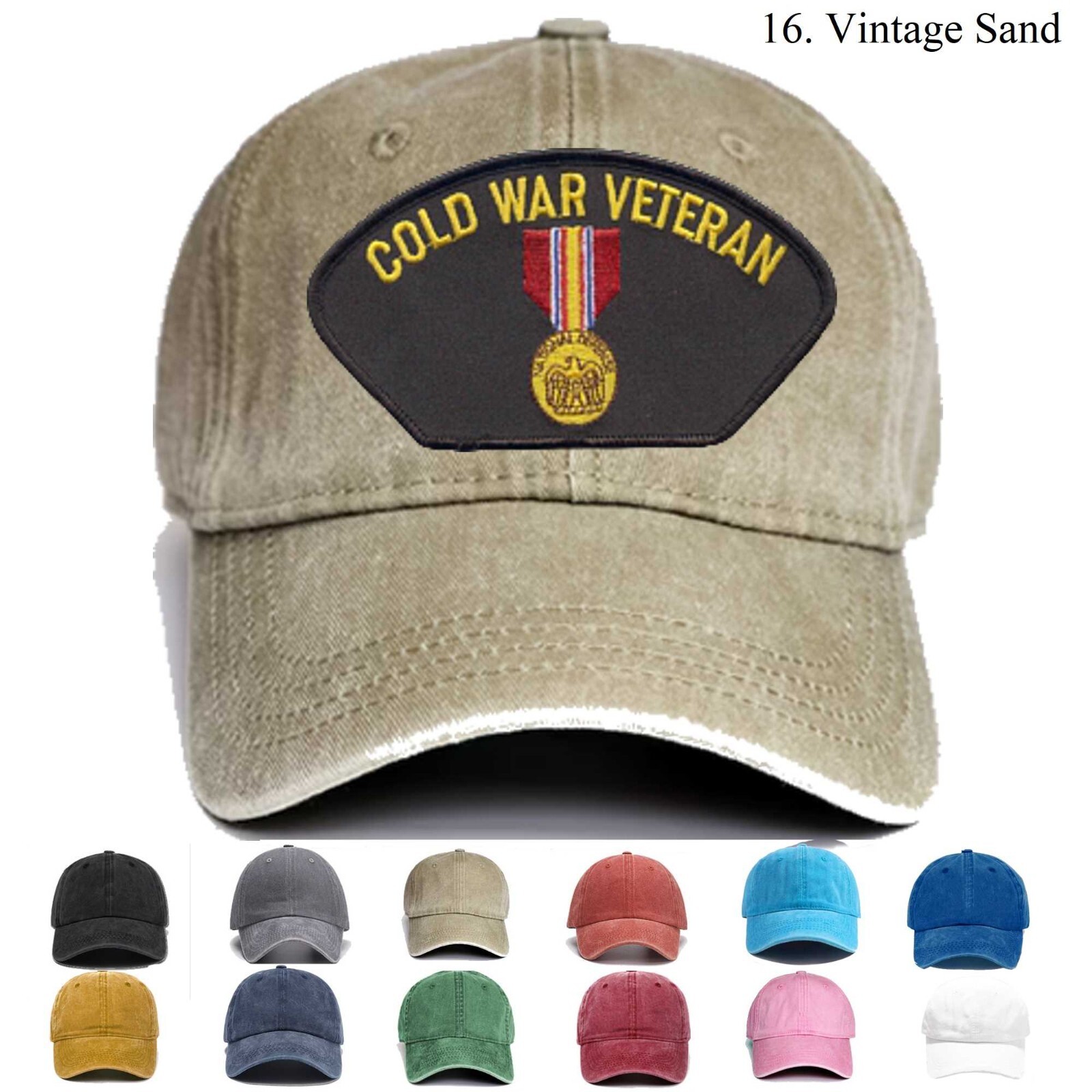 Embroidered Hat Cold War Veteran, Veteran Cap,Trucker Hat, Baseball Cap, Gift