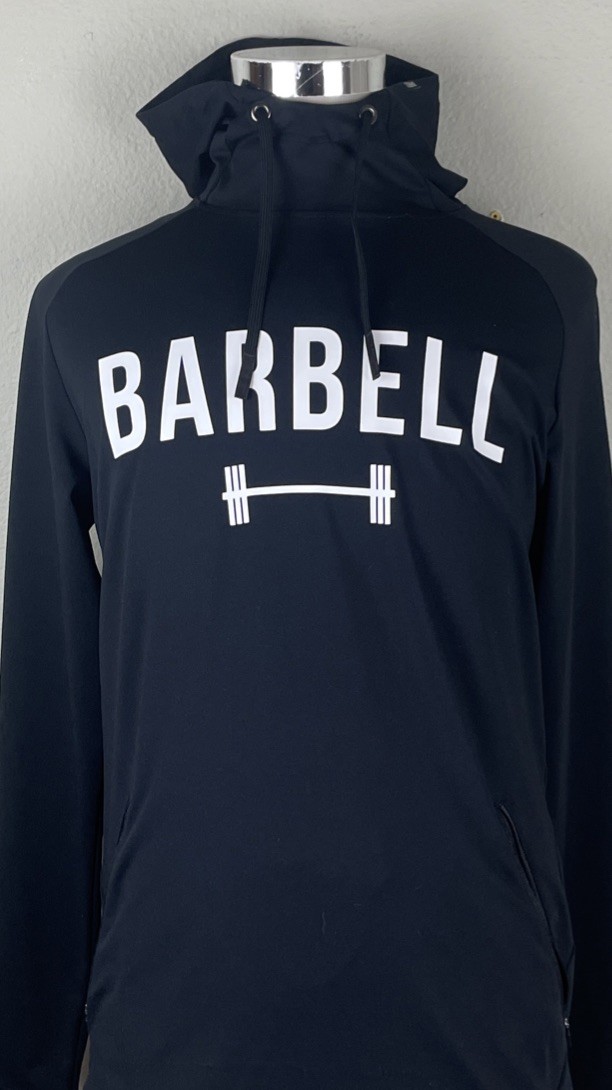 Barbell Apparel Hoodie Men’s Stealth Black Lightweight Size Large L