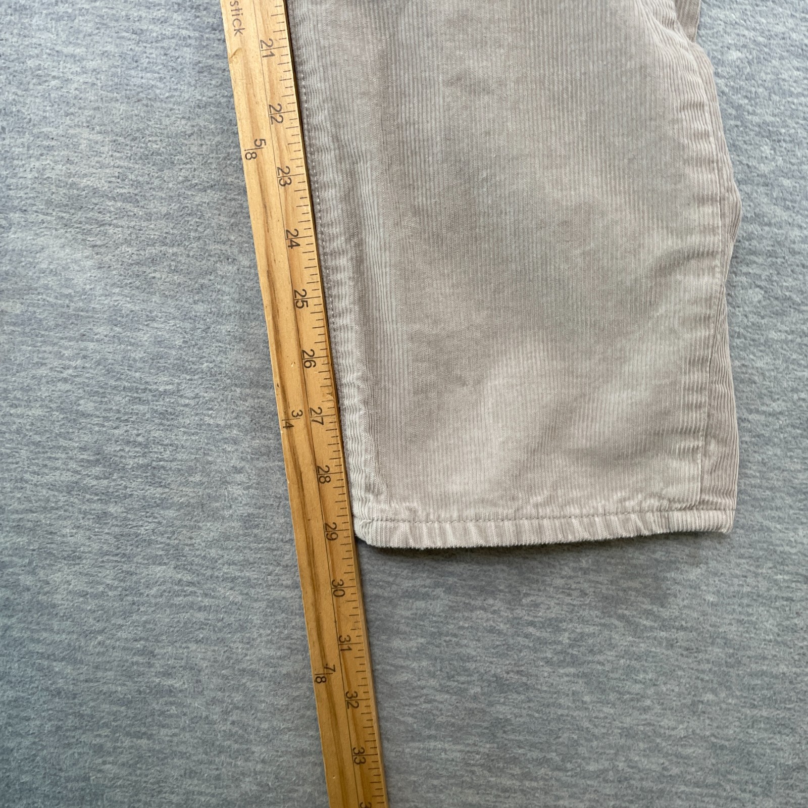 J Crew Pants Mens 31×30 Gray The Sutton Chino Corduroy Straight Leg Slim