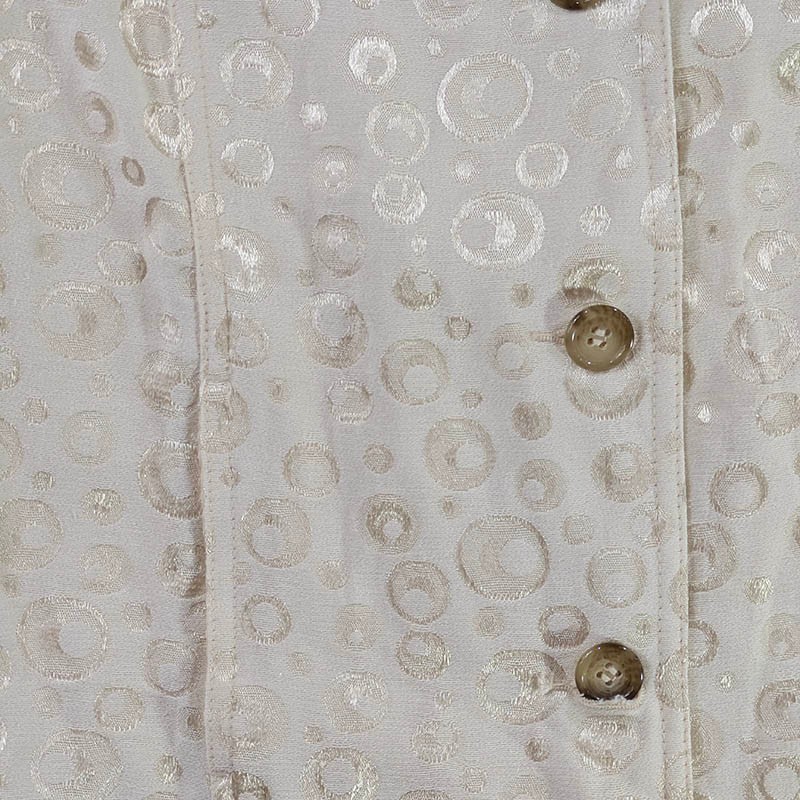 Tan Jay Champagne Shimmer Viscose Jacket Womens 12 Mother of the Bride Elegant