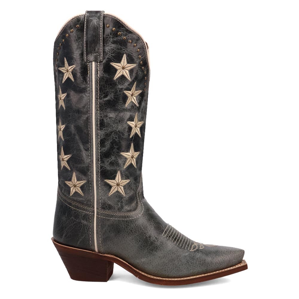 Laredo Serenade Blue Leather Snip Toe Western Cowgirl Boots (USA Women Size)