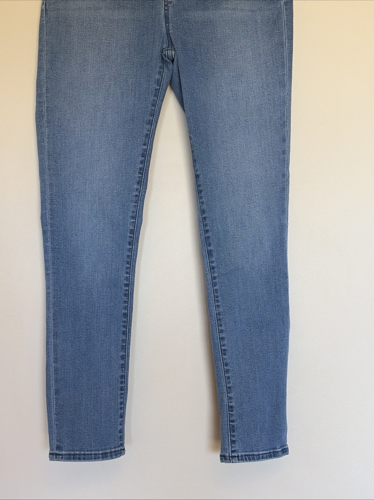 Quince Laguna Blue Nina Pull On Stretch Skinny Jeans Womens Medium