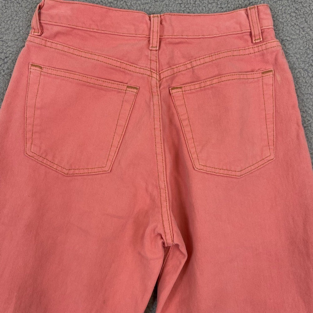 Vintage Gap Jeans Womens 8 Regular Coral Pink High Rise Classic Fit Made in USA