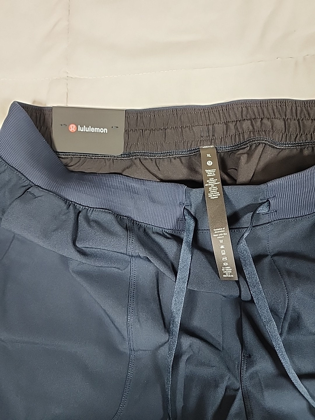 XL Lululemon ABC Men Jogger Pants True Navy New with Tags LM5AMZS Retail $128