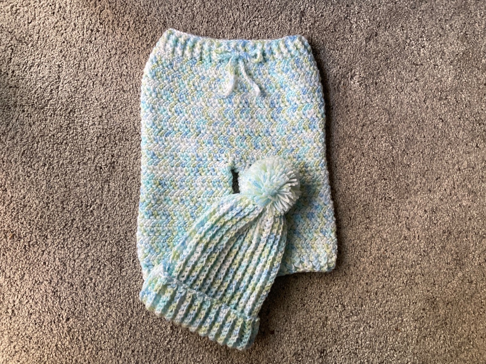 Handmade Crocheted Baby Set