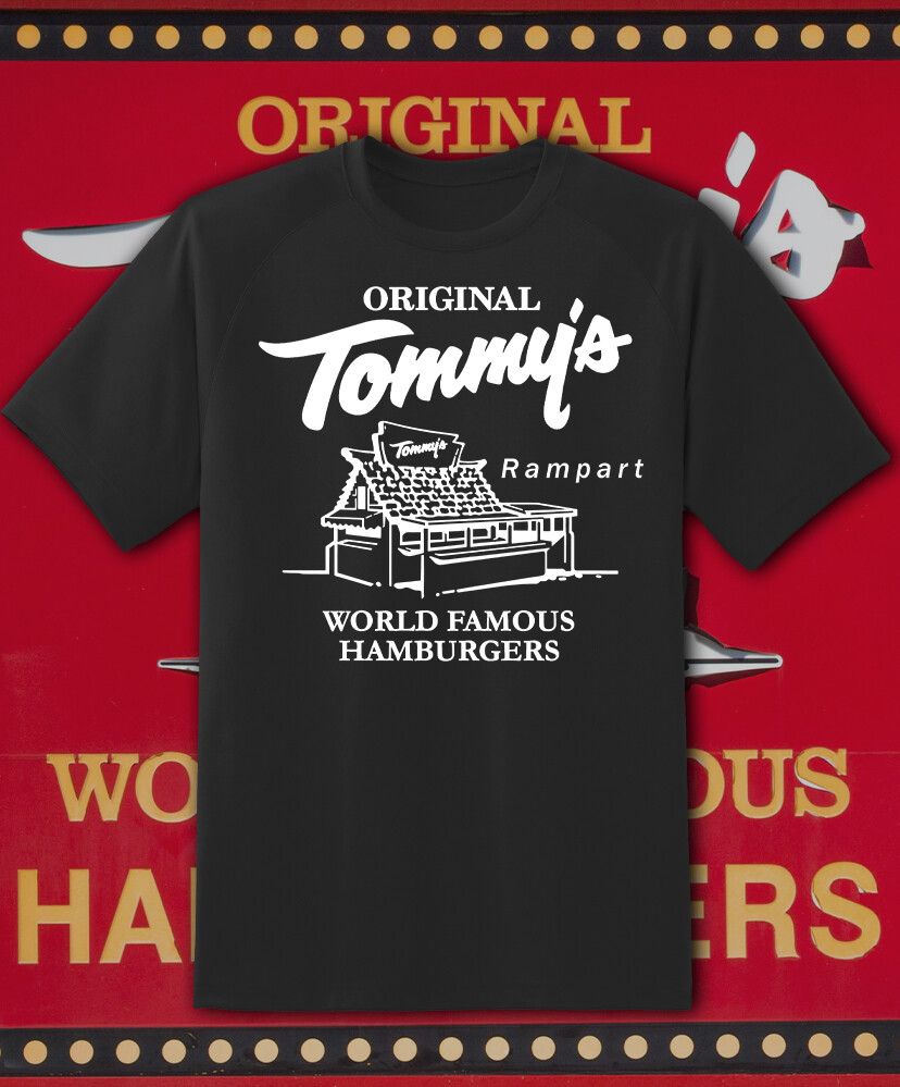 Tommy’s Burgers Logo shirt 6 Sizes Youth Med- Adult 6XL! Fast Ship!
