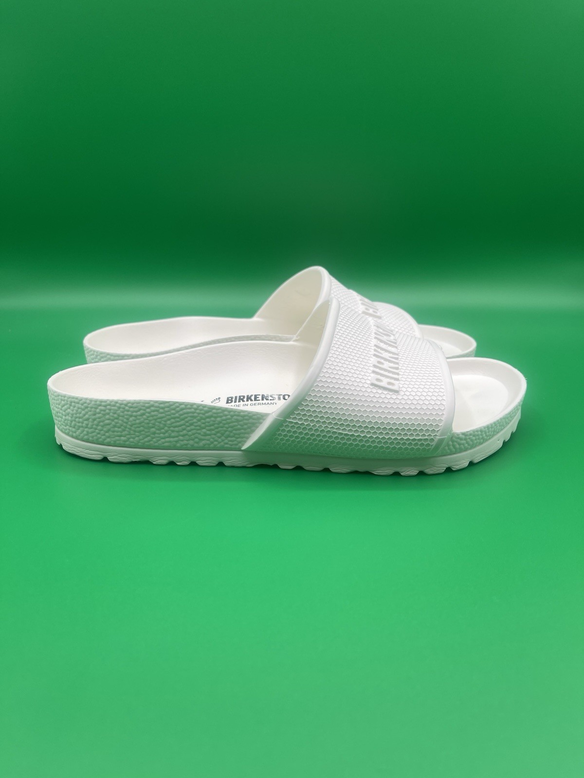 Birkenstock Barbados EVA Womens White Beach Walking Outdoor Slide Sandals SZ 6