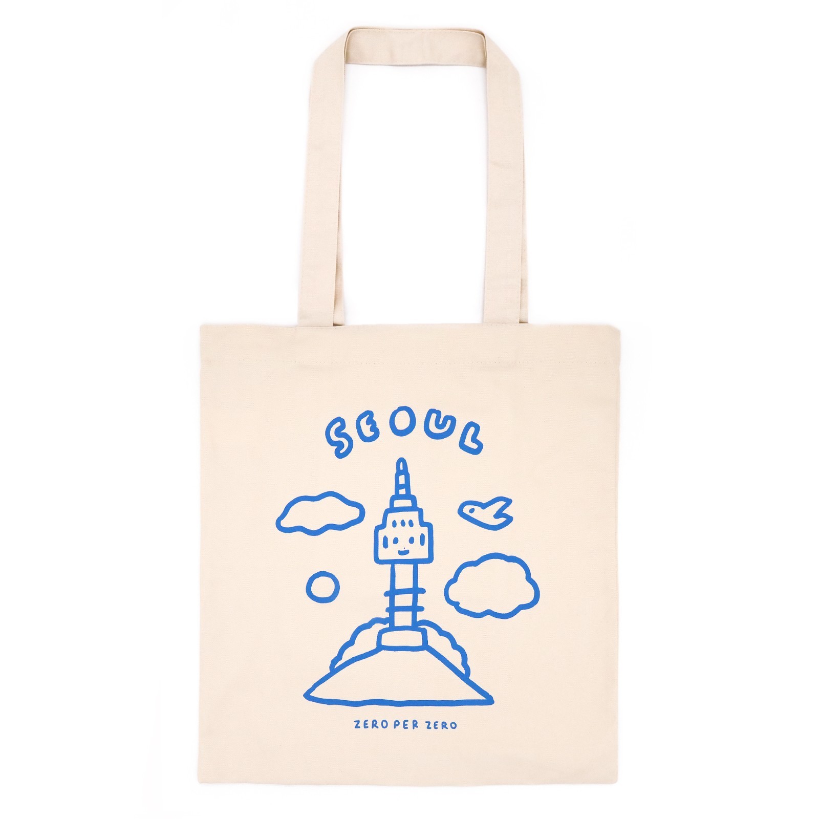 ZeroPerZero Premium Cotton Eco Tote Bag (36x39cm)