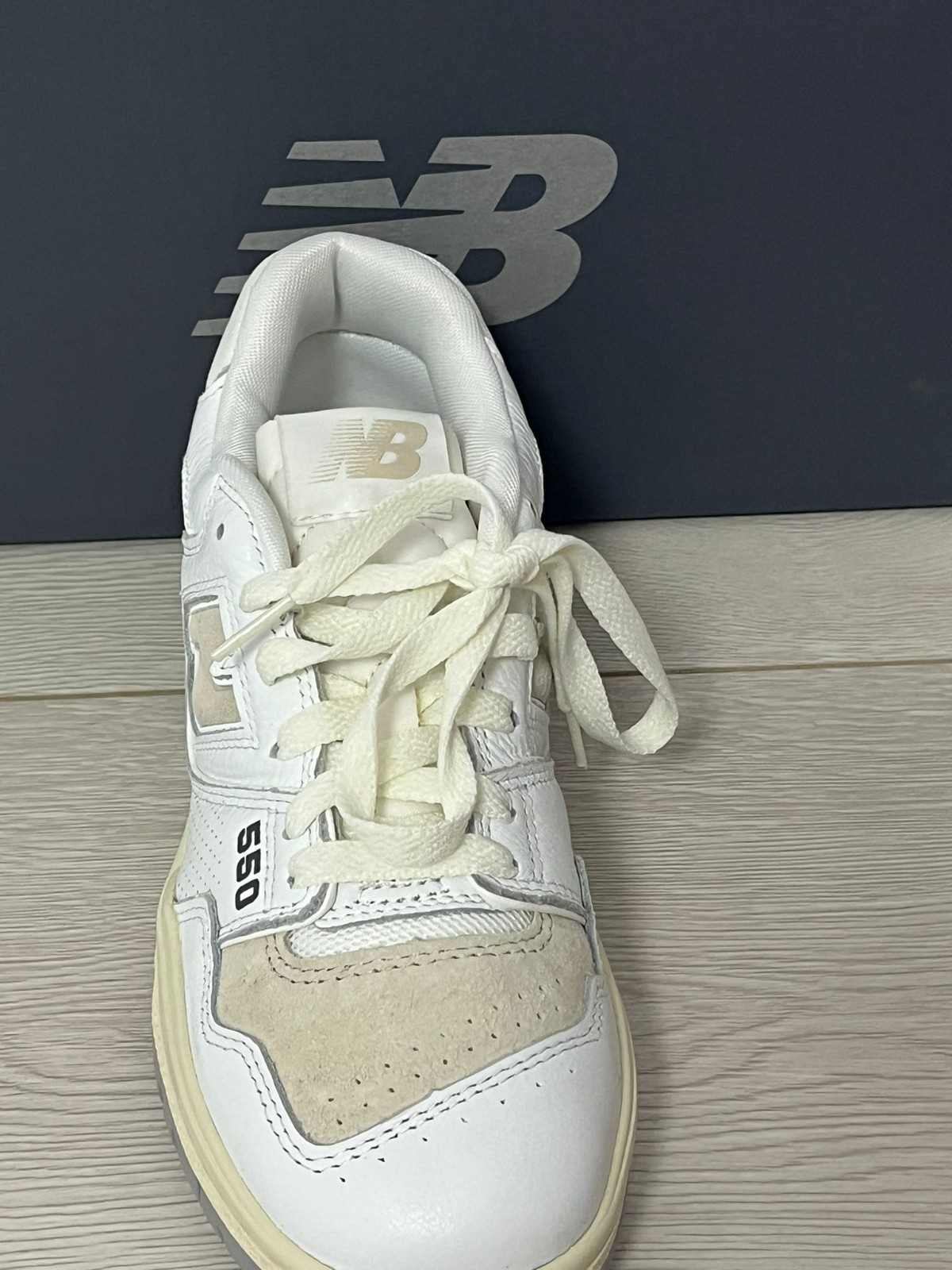 Size 5.5 – New Balance 550 White Timberwolf