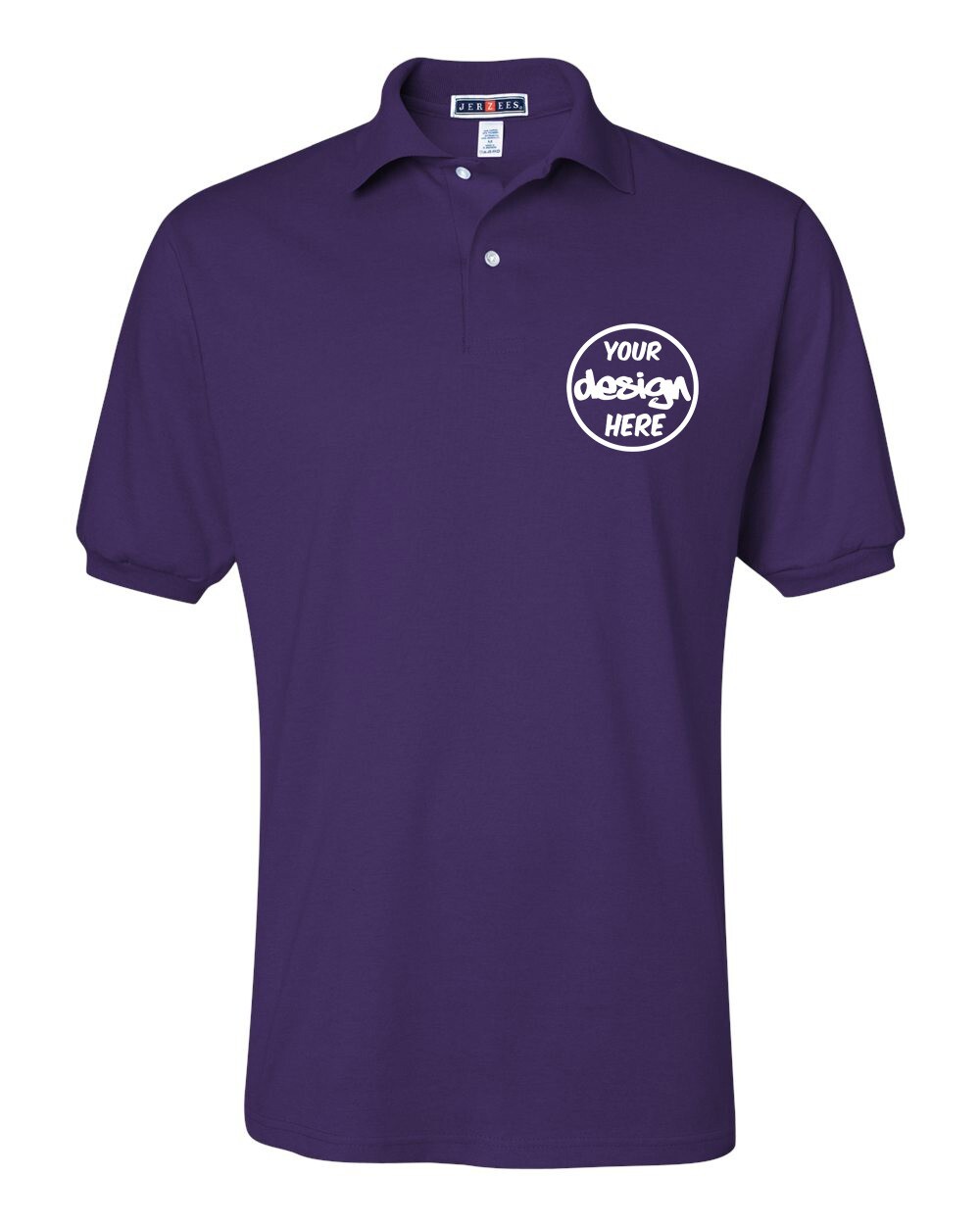 Ink Stitch Design Your Own Custom Logo Texts Stitching Men Jersey Polo Shirts